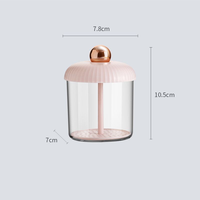 Face Foam Maker Portable Cleansing Foaming Cup Reusable Whip Bubble Maker for Travel Pink Gold - Image 2