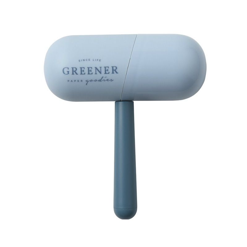 Capsule Sticky Lint Roller Dust Cleaning Tearable Refillable Hair Cloth Remover for Home Blue - Image 1