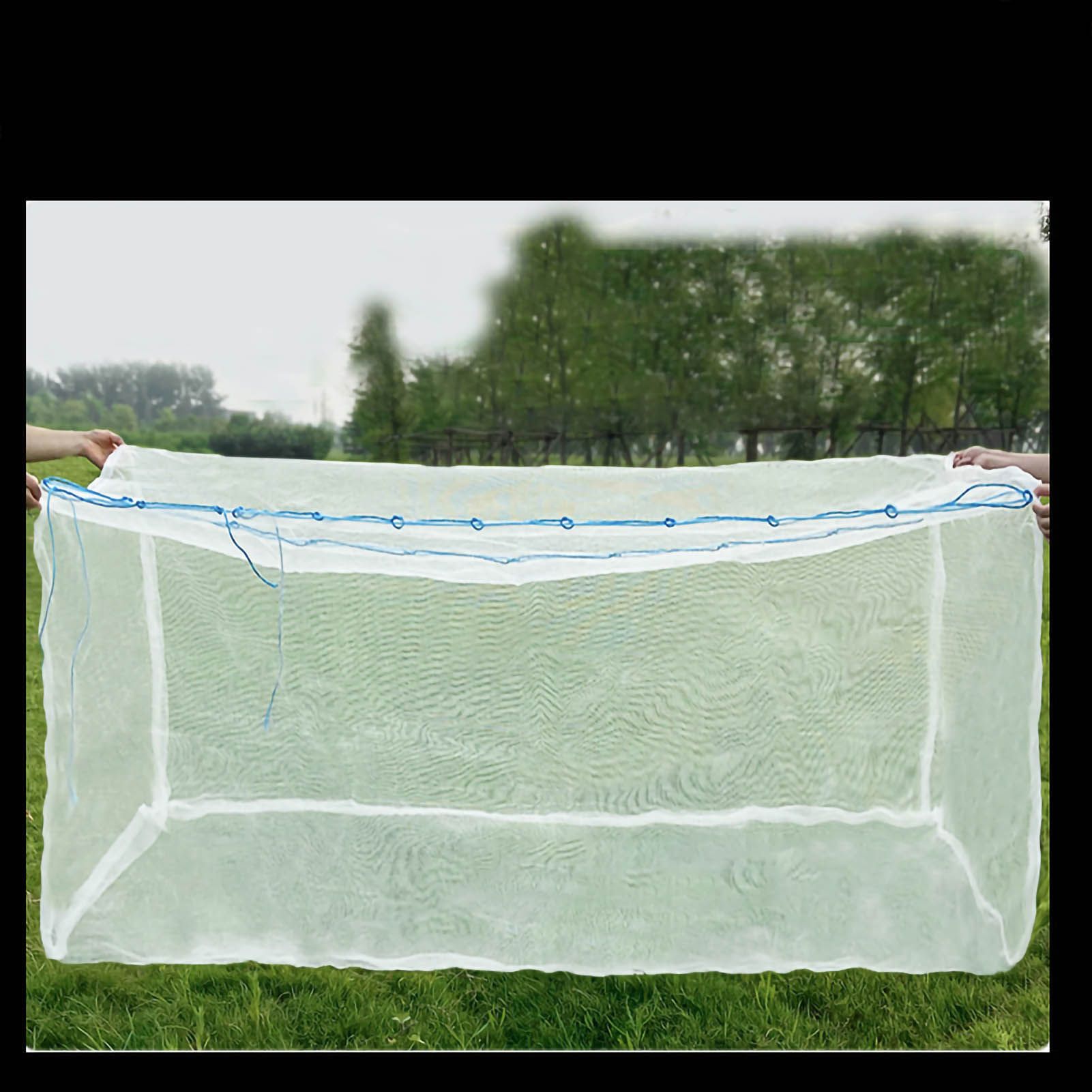 Large Storage Mesh Bag Multifunctional Heavy Duty Large Nylon Woven Mesh Bag for Water Bottles Cans Beverage Bottles 1.5x1.2m 10kg Load - Image 5