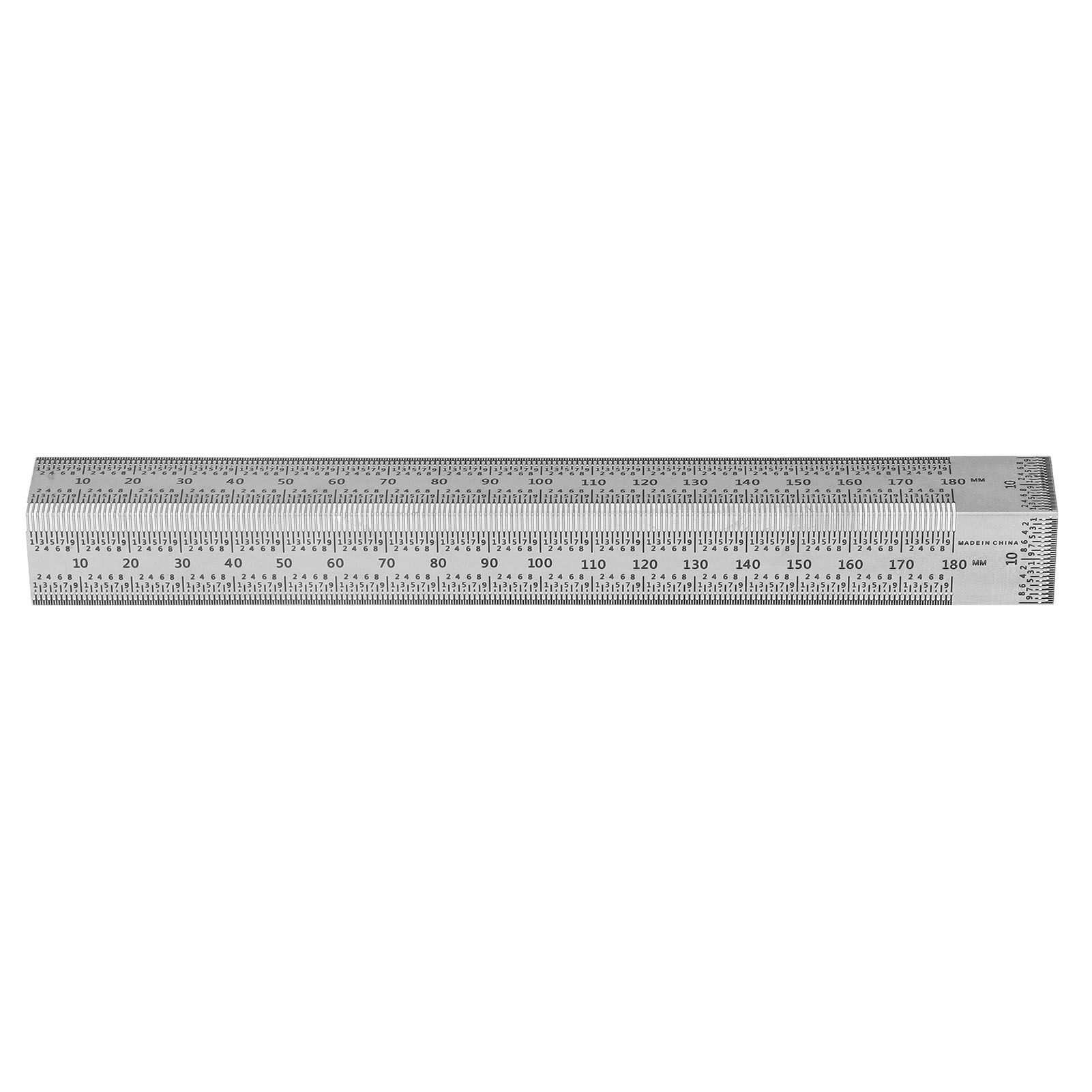 Woodworking Right Angle Ruler High Accuracy Hole Scribing Ruler 180mm Line Marking Gauge Tool for Carpenter - Image 1