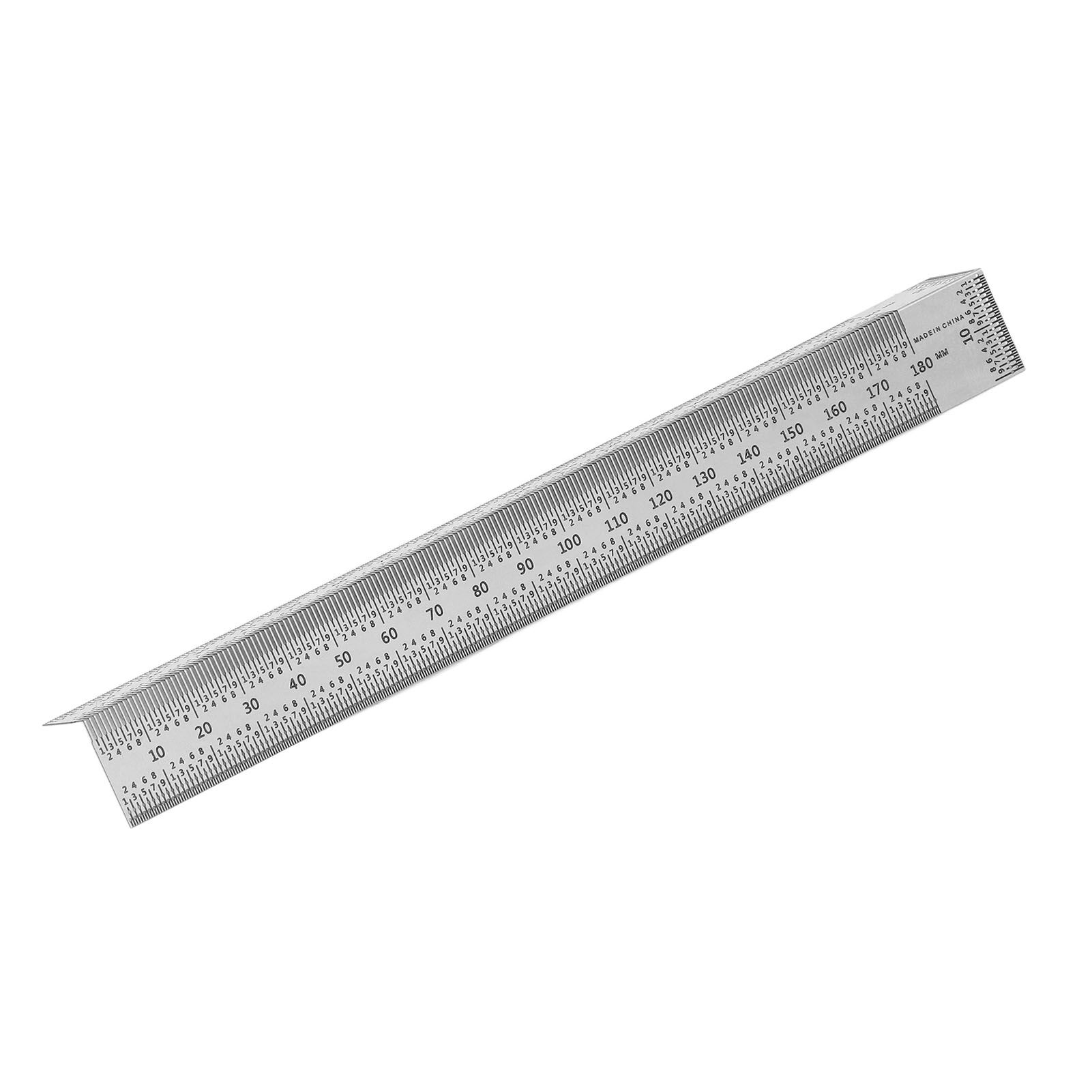 Woodworking Right Angle Ruler High Accuracy Hole Scribing Ruler 180mm Line Marking Gauge Tool for Carpenter - Image 3