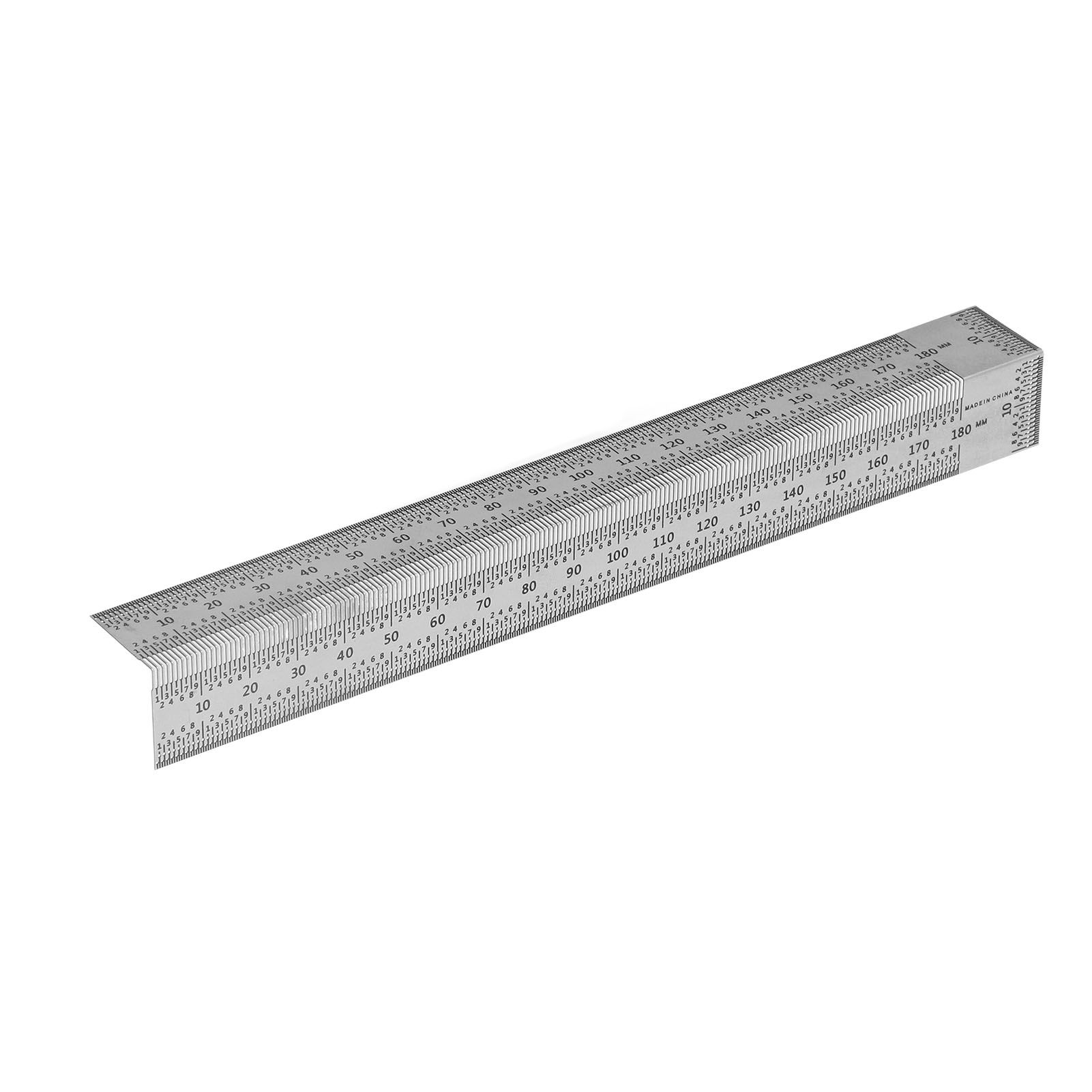 Woodworking Right Angle Ruler High Accuracy Hole Scribing Ruler 180mm Line Marking Gauge Tool for Carpenter - Image 7