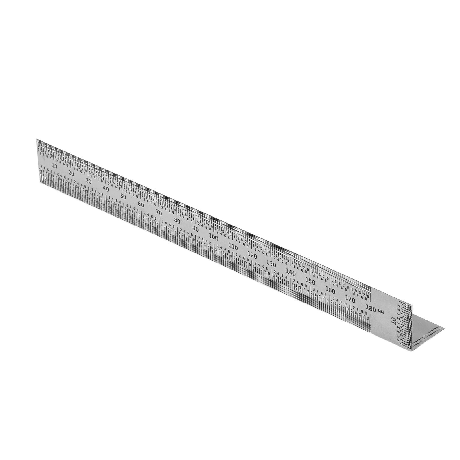 Woodworking Right Angle Ruler High Accuracy Hole Scribing Ruler 180mm Line Marking Gauge Tool for Carpenter - Image 8