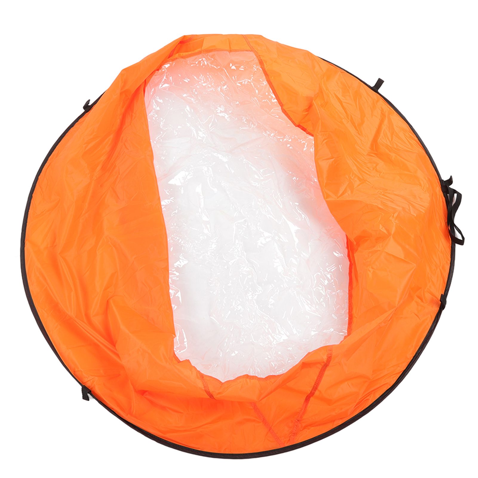 Foldable Kayak Boat Wind Sail EVA Reduced UV Radiation Portable Downwind Wind Paddle Sail for Outdoor Sport Orange - Image 2