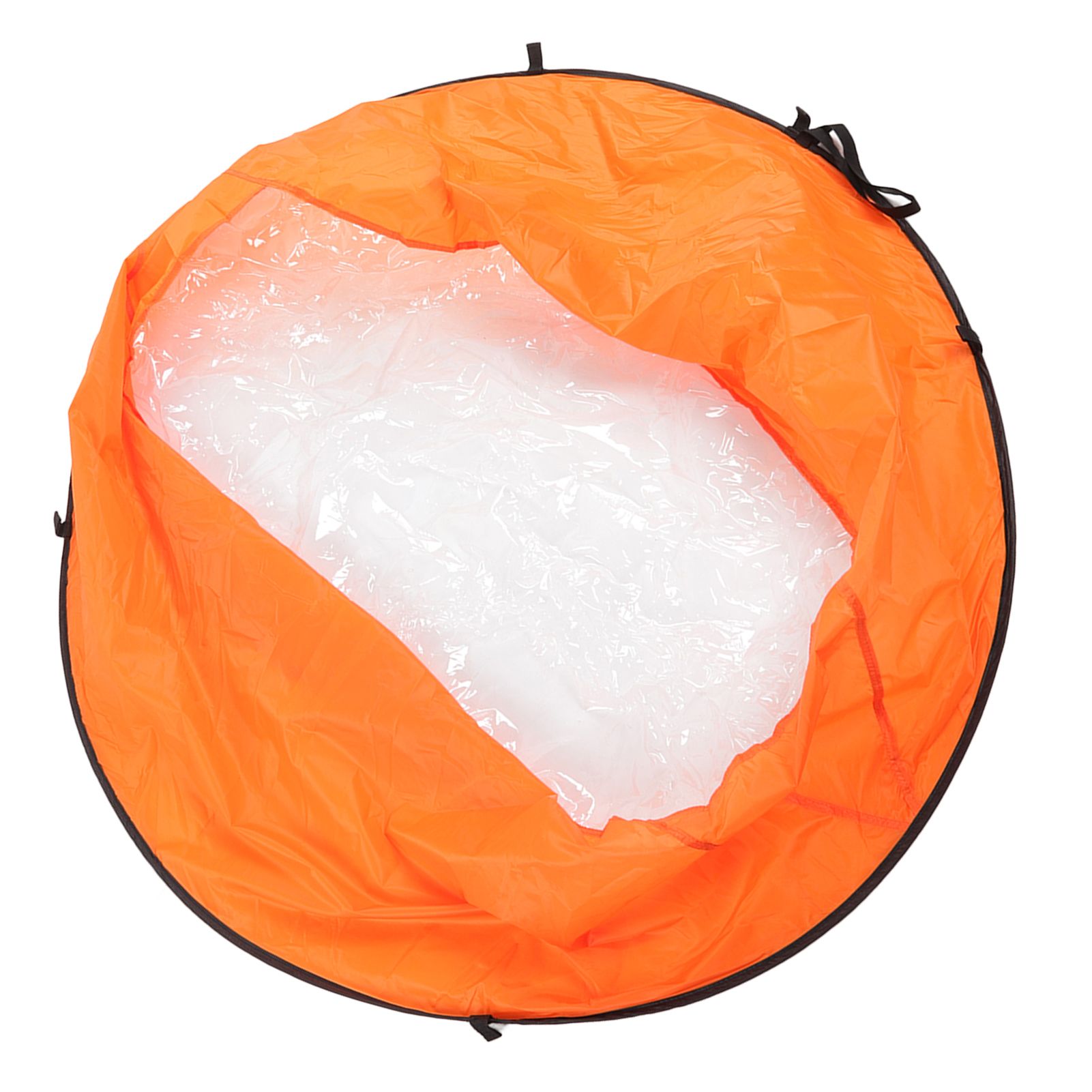 Foldable Kayak Boat Wind Sail EVA Reduced UV Radiation Portable Downwind Wind Paddle Sail for Outdoor Sport Orange - Image 4