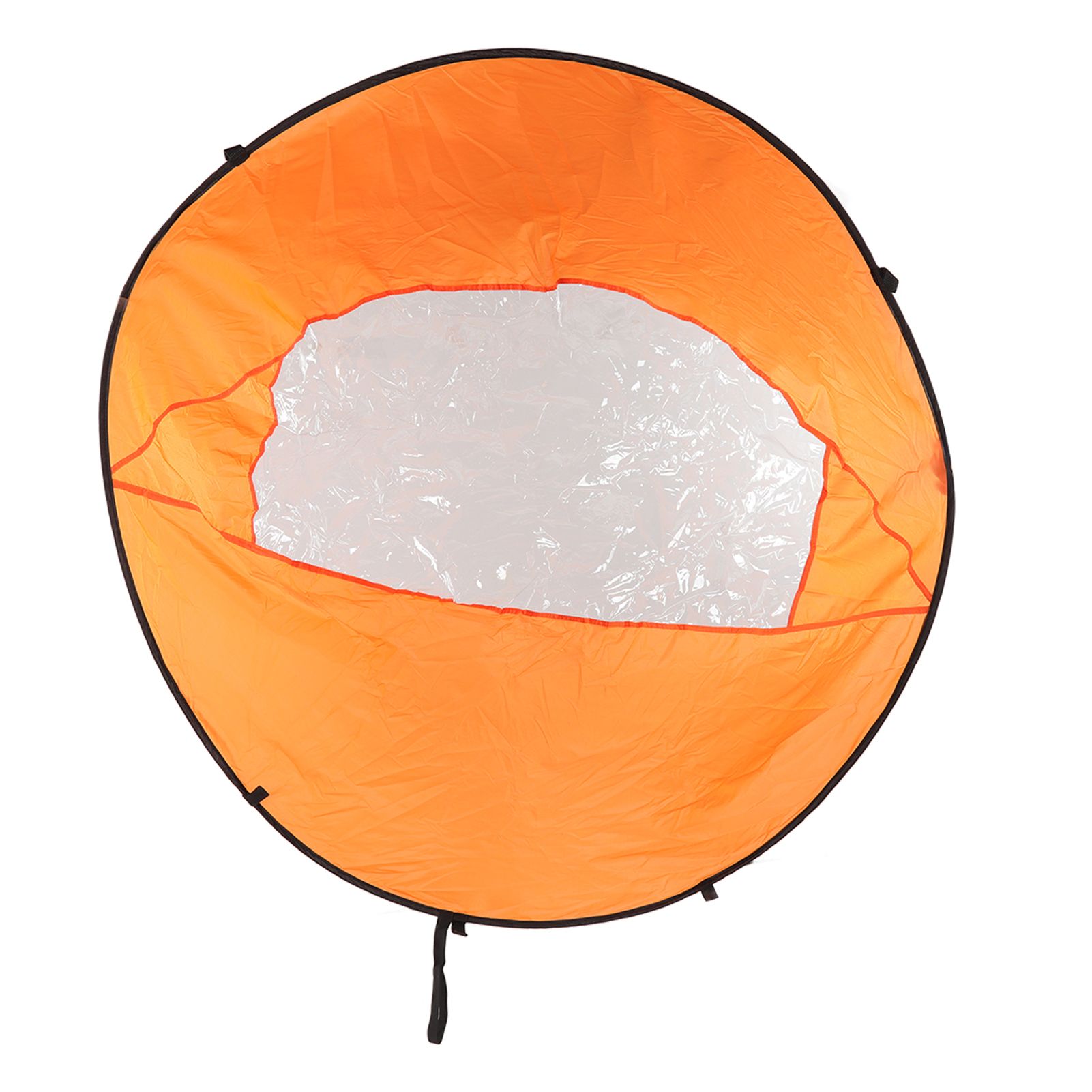 Foldable Kayak Boat Wind Sail EVA Reduced UV Radiation Portable Downwind Wind Paddle Sail for Outdoor Sport Orange - Image 6