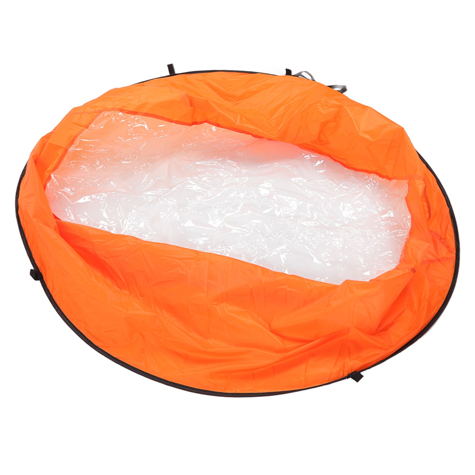 Foldable Kayak Boat Wind Sail EVA Reduced UV Radiation Portable Downwind Wind Paddle Sail for Outdoor Sport Orange - Image 8