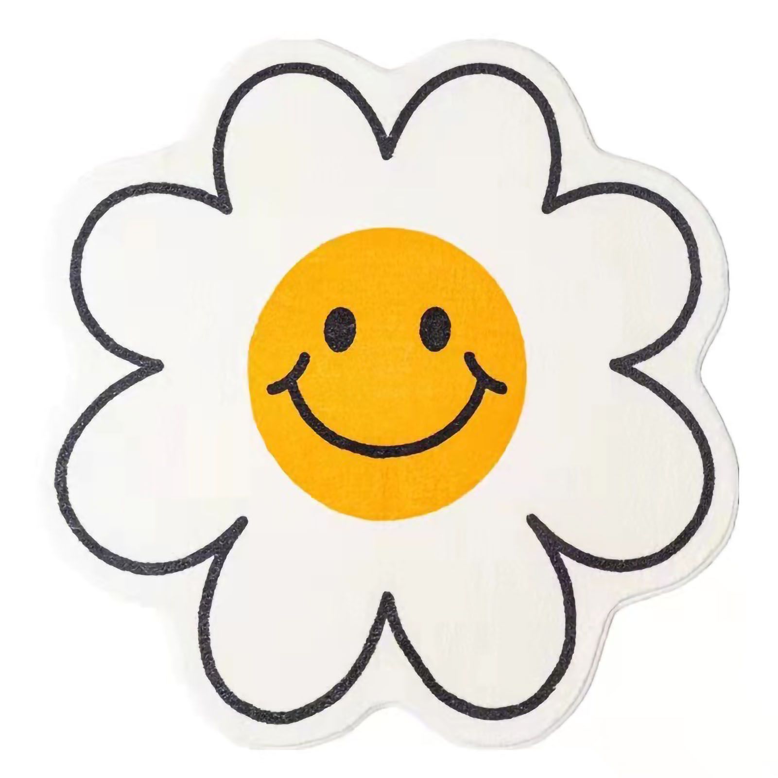 Cute Flower Rug Cartoon Pattern Home Bedroom Bedside Rug Non Slip Water Absorption Floor Mat 001 80cm / 31.5in - Image 1