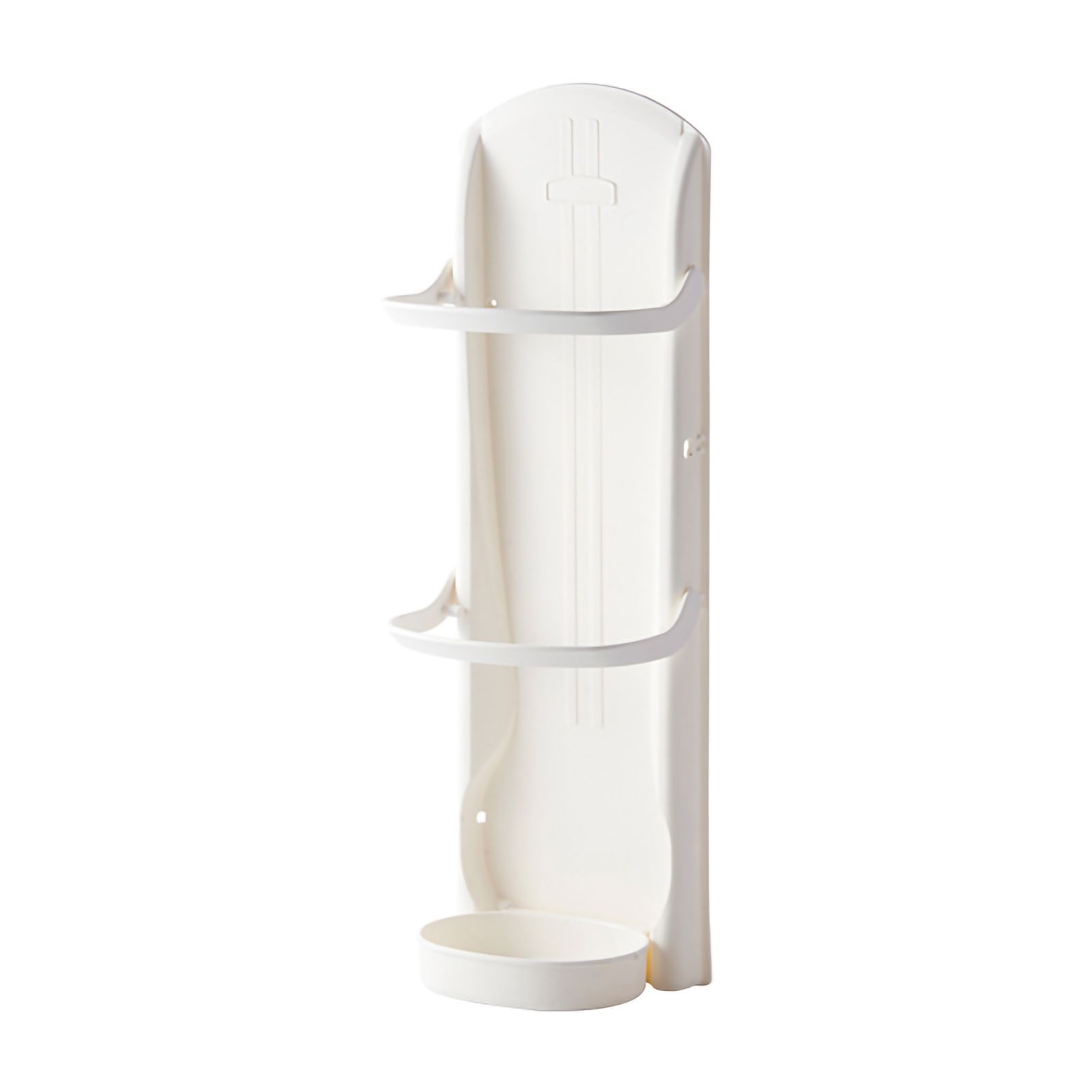 Wall Mounted Umbrella Stand Rack Punching Free Umbrella Holder with Removable Drip Tray for Household 4 Slot - Image 1