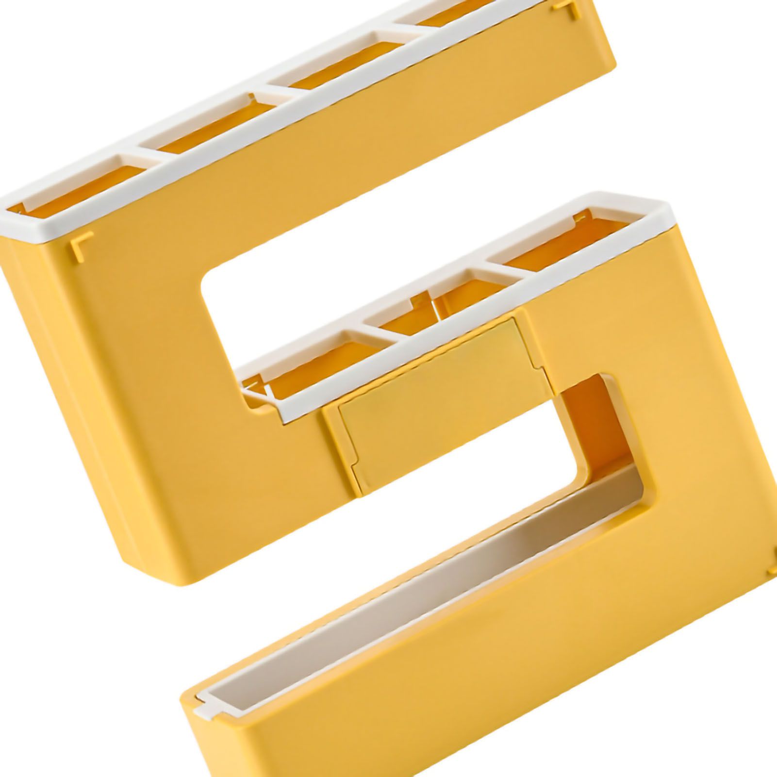 Umbrella Rack Detachable Drainable Cute Number Shape PS Material Wall Mounted Umbrella Holder for Home Yellow - Image 3