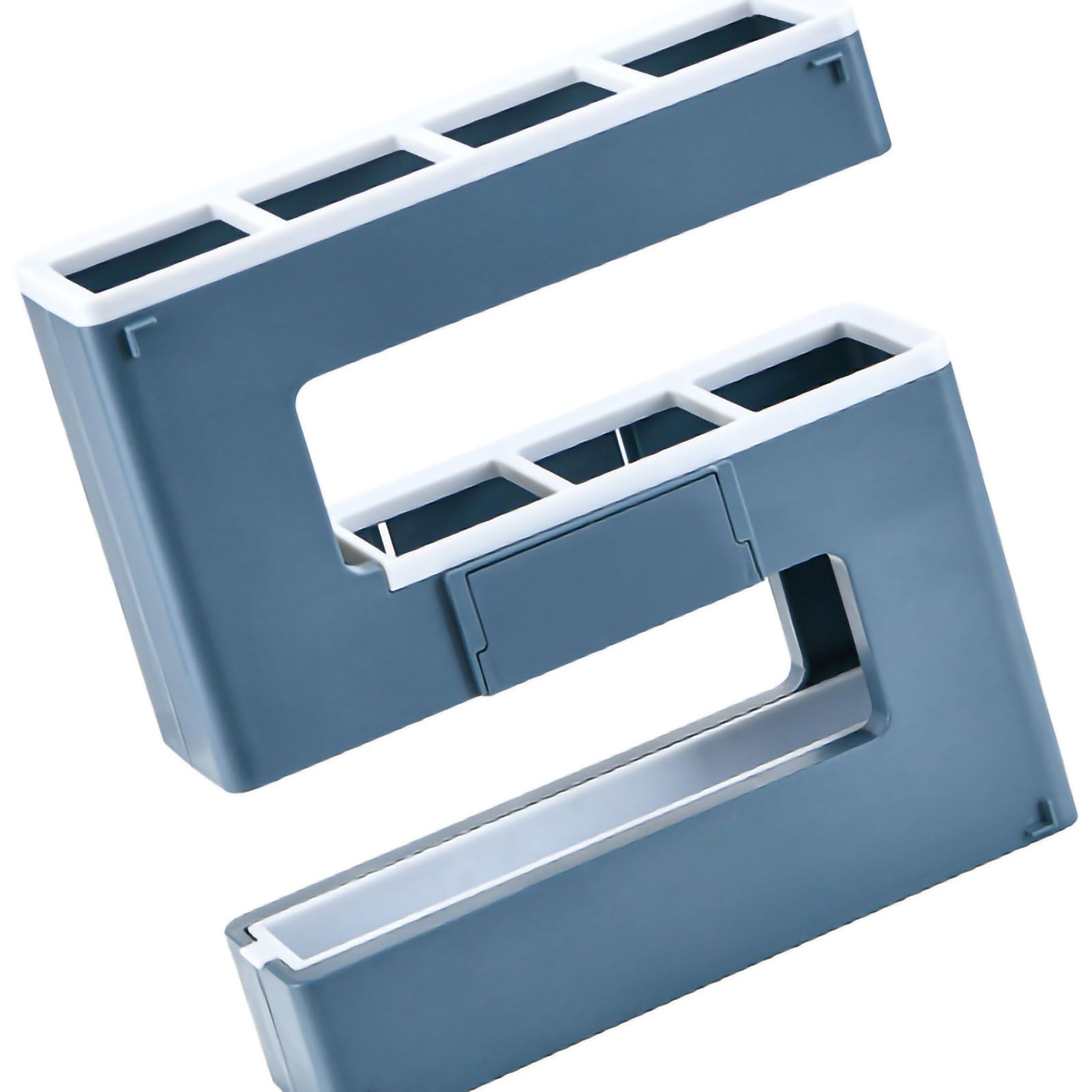 Umbrella Rack Detachable Drainable Cute Number Shape PS Material Wall Mounted Umbrella Holder for Home Blue - Image 3