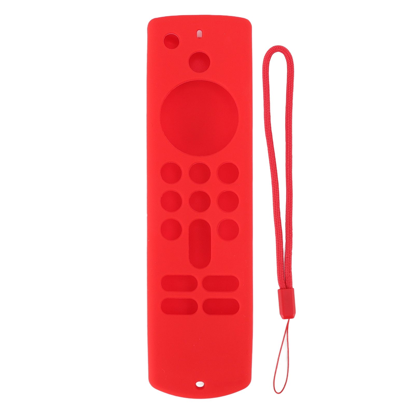 Remote Control Silicone Cover for Fire TV Stick Anti Slip Silicone Protective Case with Lanyard 3rd Gen Red - Image 1