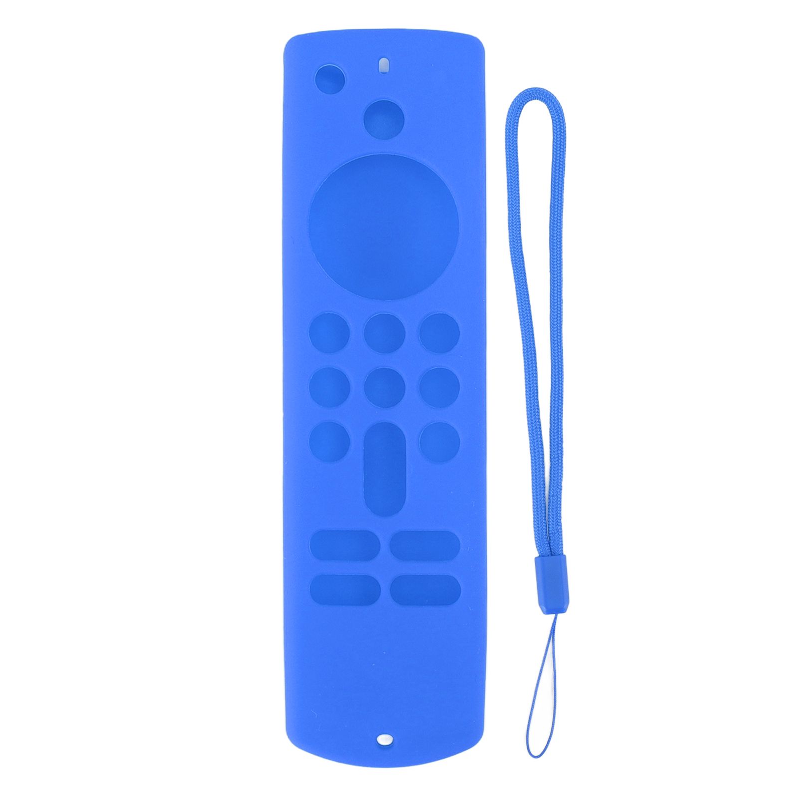 Remote Control Silicone Cover for Fire TV Stick Anti Slip Silicone Protective Case with Lanyard 3rd Gen Blue - Image 1