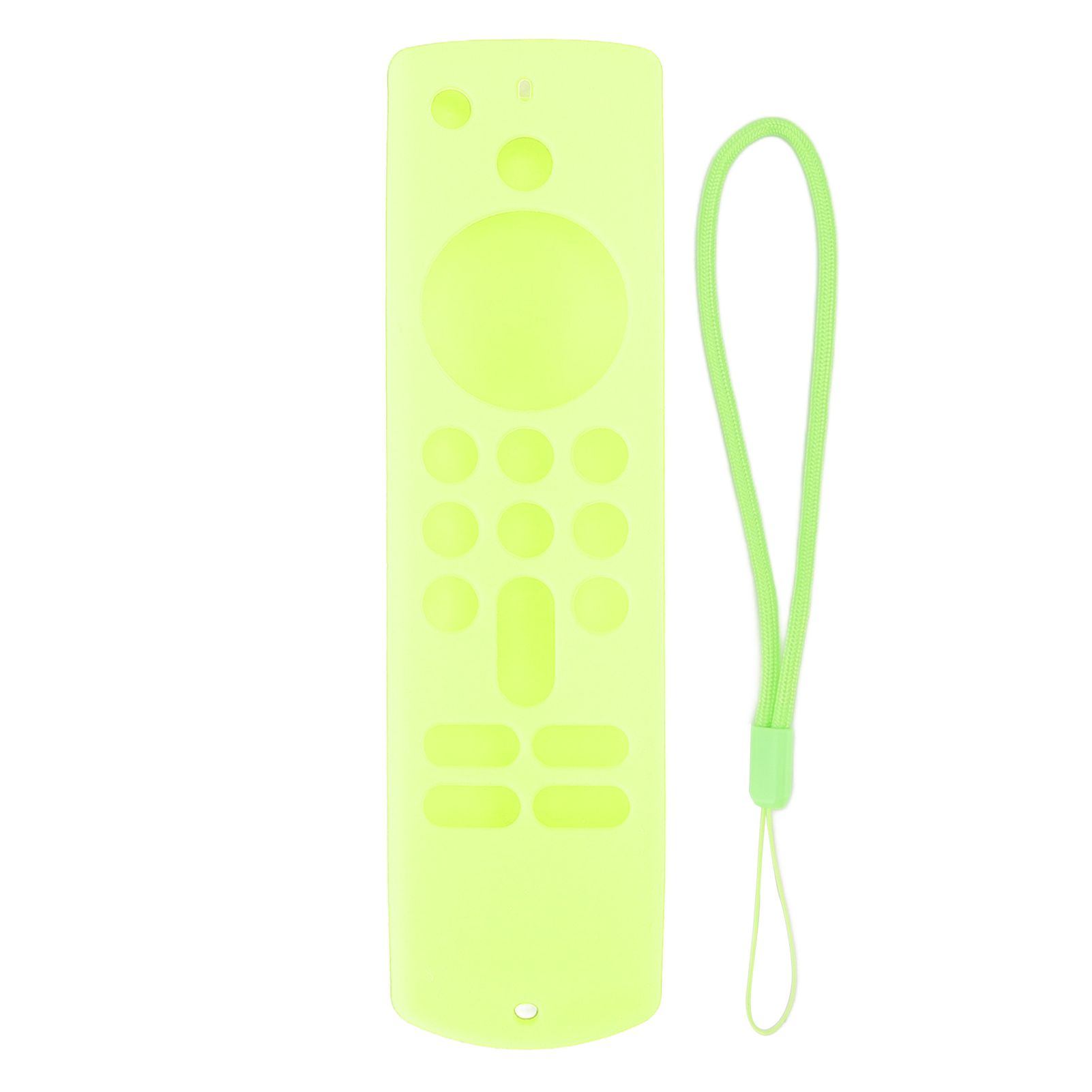 Remote Control Silicone Cover for Fire TV Stick Anti Slip Silicone Protective Case with Lanyard 3rd Gen Fluorescent Green - Image 1