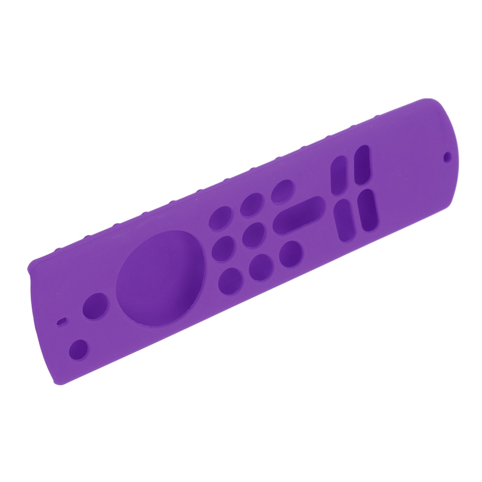 Remote Control Silicone Cover for Fire TV Stick Anti Slip Silicone Protective Case with Lanyard 3rd Gen Purple - Image 3
