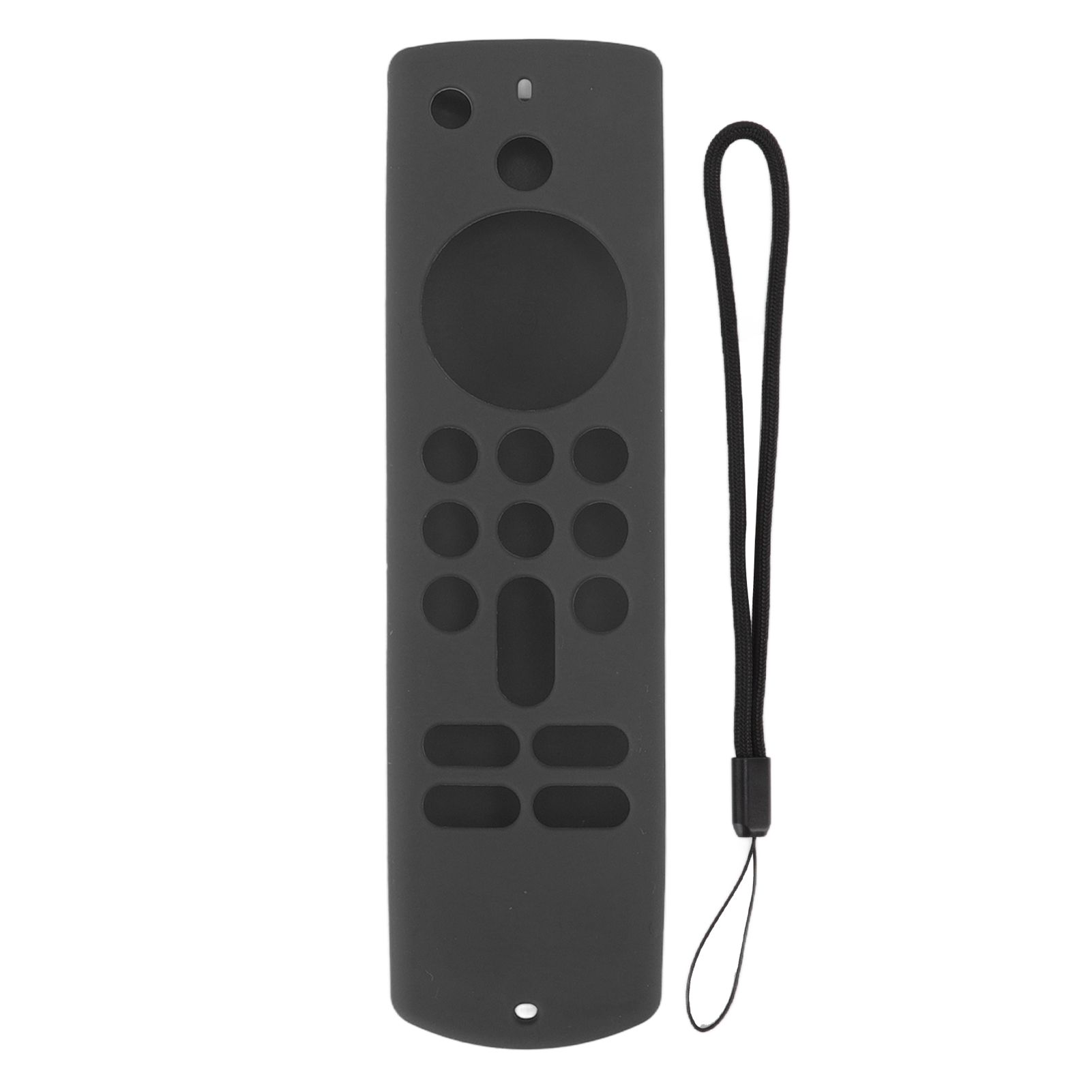 Remote Control Silicone Cover for Fire TV Stick Anti Slip Silicone Protective Case with Lanyard 3rd Gen Gray - Image 1