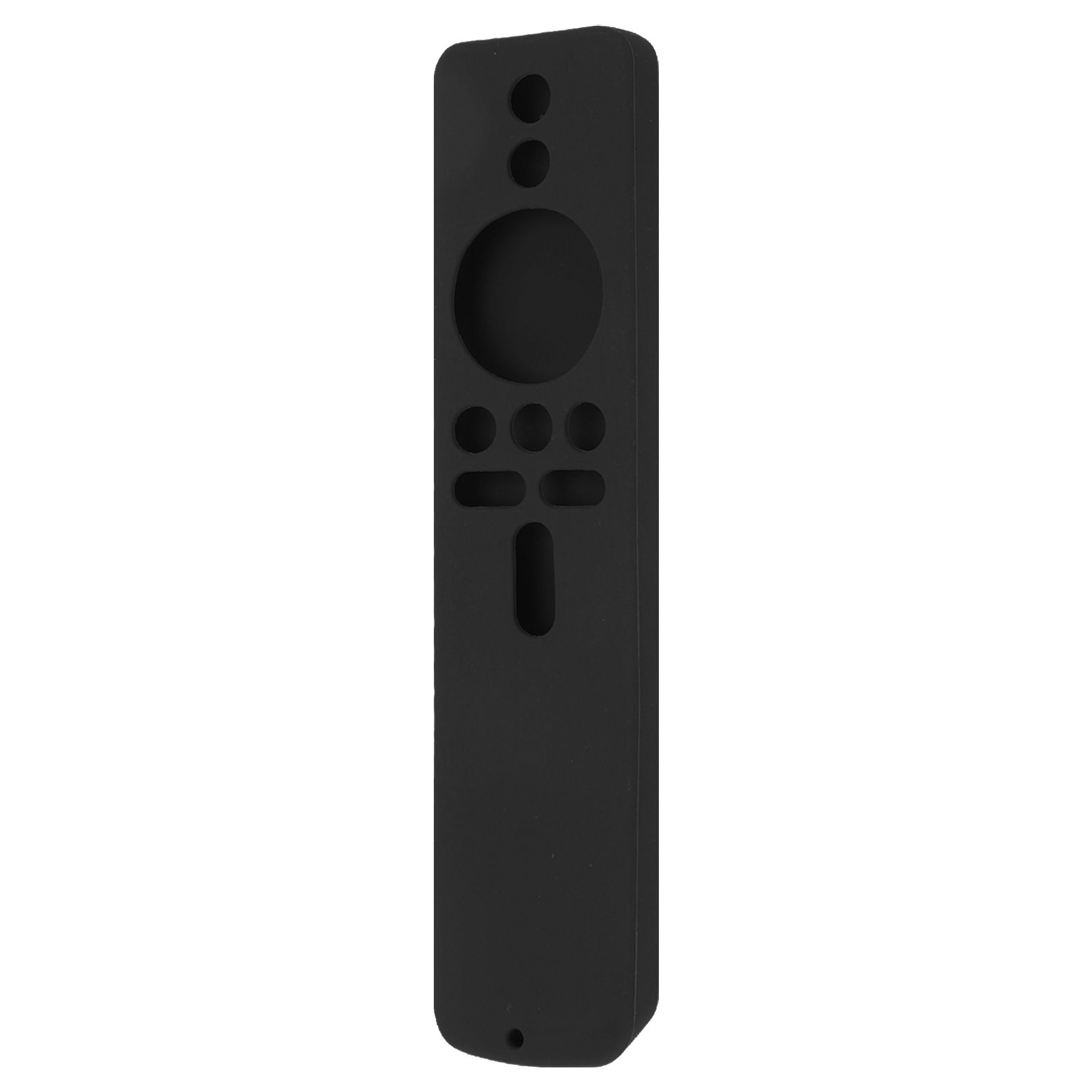 Silicone Protective Cover for Xiaomi TV Stick 4K Anti Slip Remote Control Case with Lanyard Black - Image 2