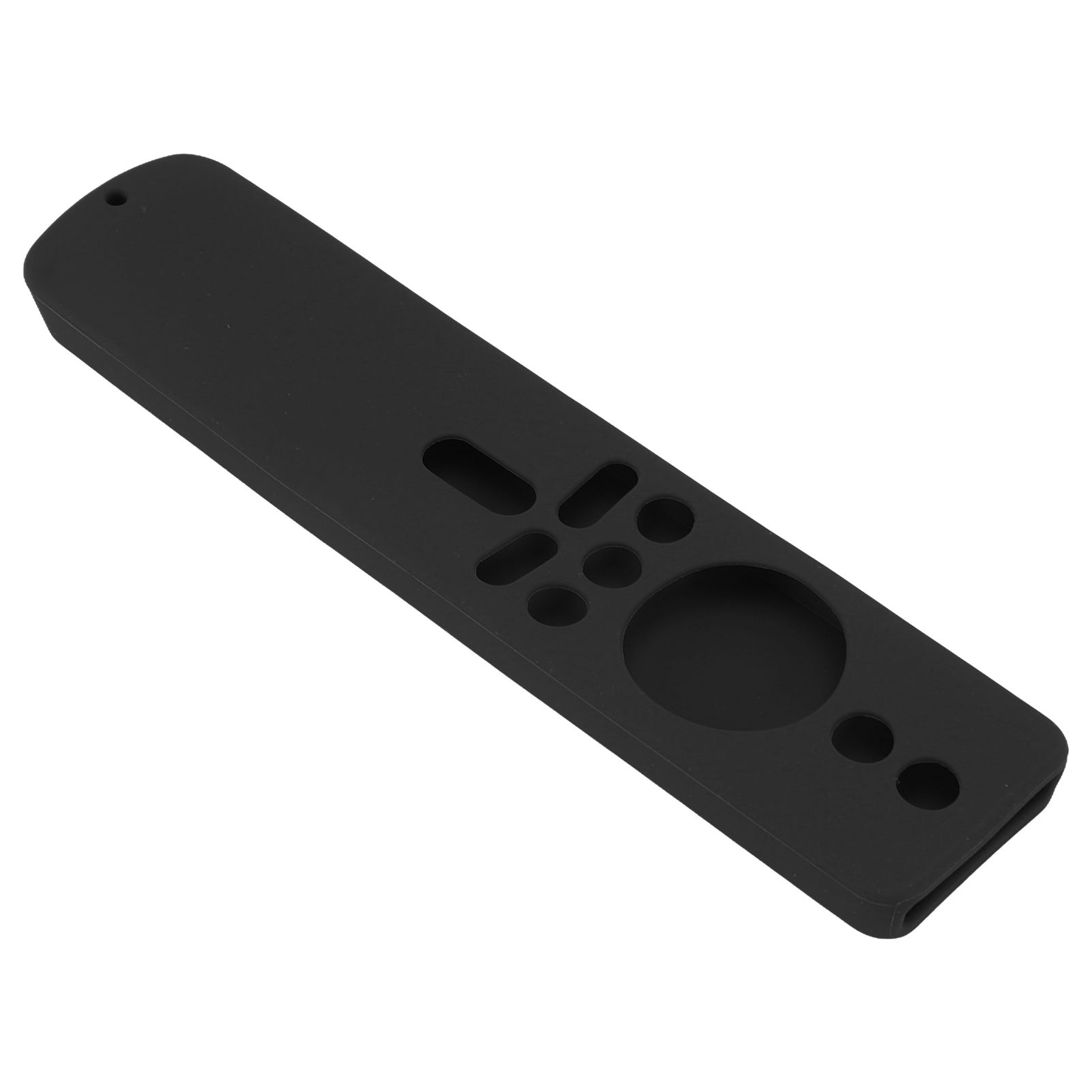 Silicone Protective Cover for Xiaomi TV Stick 4K Anti Slip Remote Control Case with Lanyard Black - Image 4