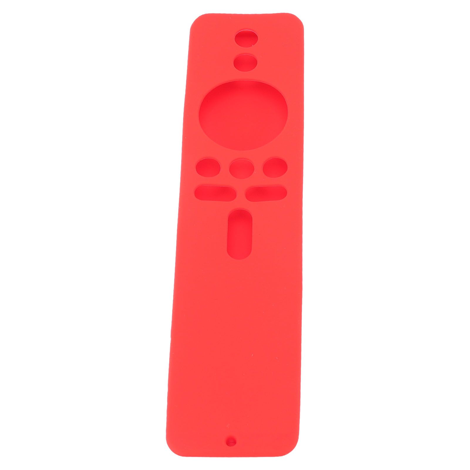 Silicone Protective Cover for Xiaomi TV Stick 4K Anti Slip Remote Control Case with Lanyard Red - Image 5