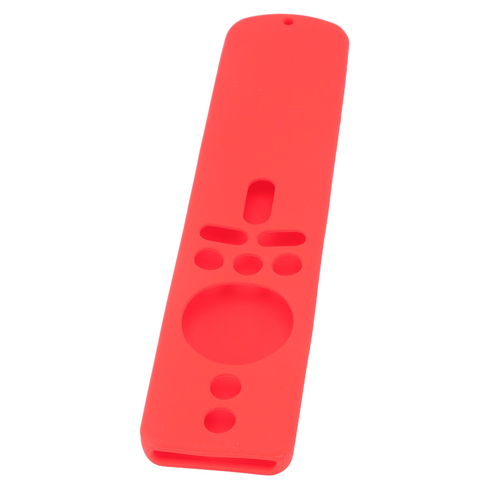 Silicone Protective Cover for Xiaomi TV Stick 4K Anti Slip Remote Control Case with Lanyard Red - Image 6