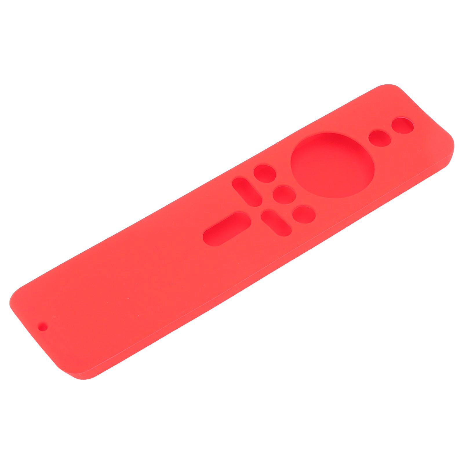 Silicone Protective Cover for Xiaomi TV Stick 4K Anti Slip Remote Control Case with Lanyard Red - Image 7