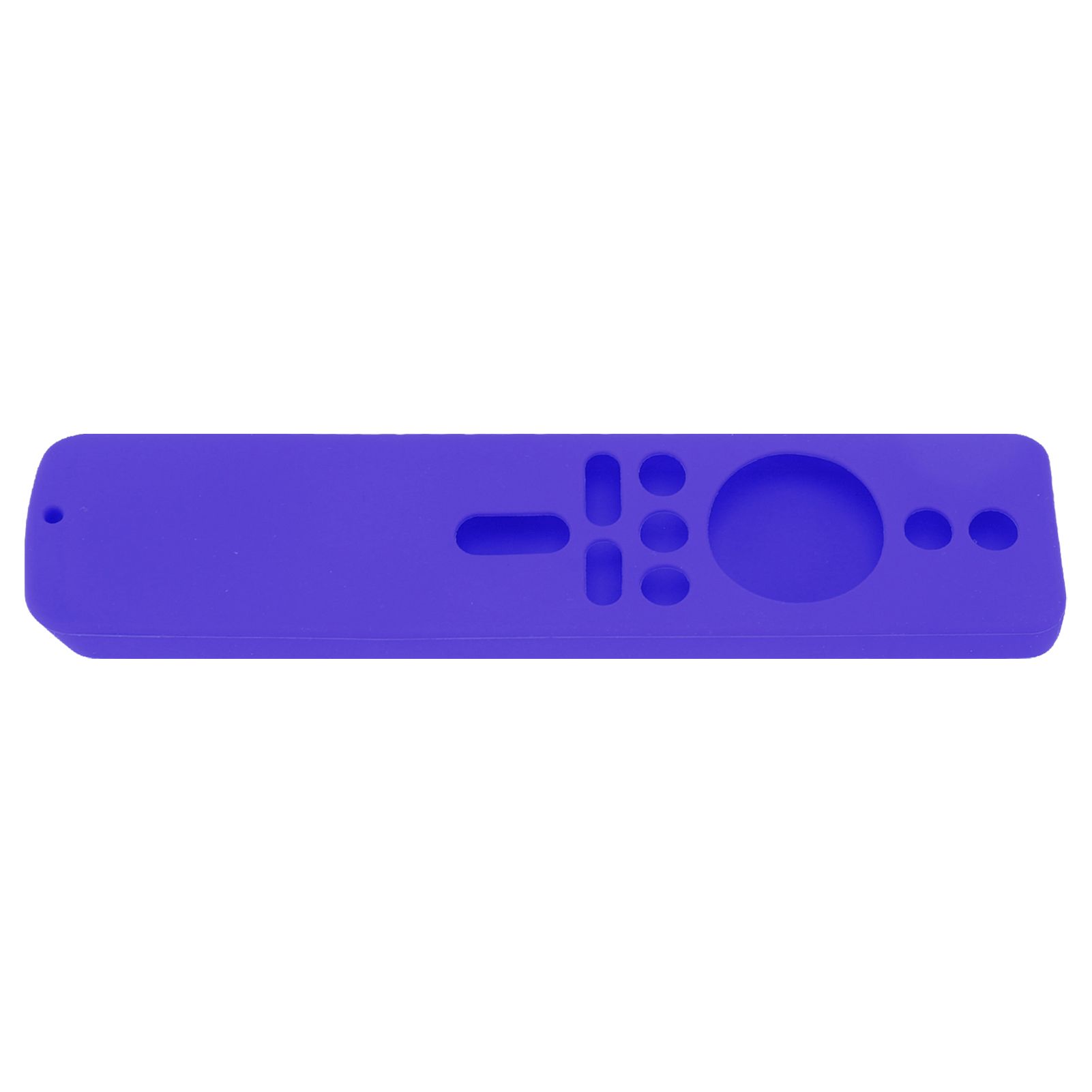 Silicone Protective Cover for Xiaomi TV Stick 4K Anti Slip Remote Control Case with Lanyard Purple - Image 3