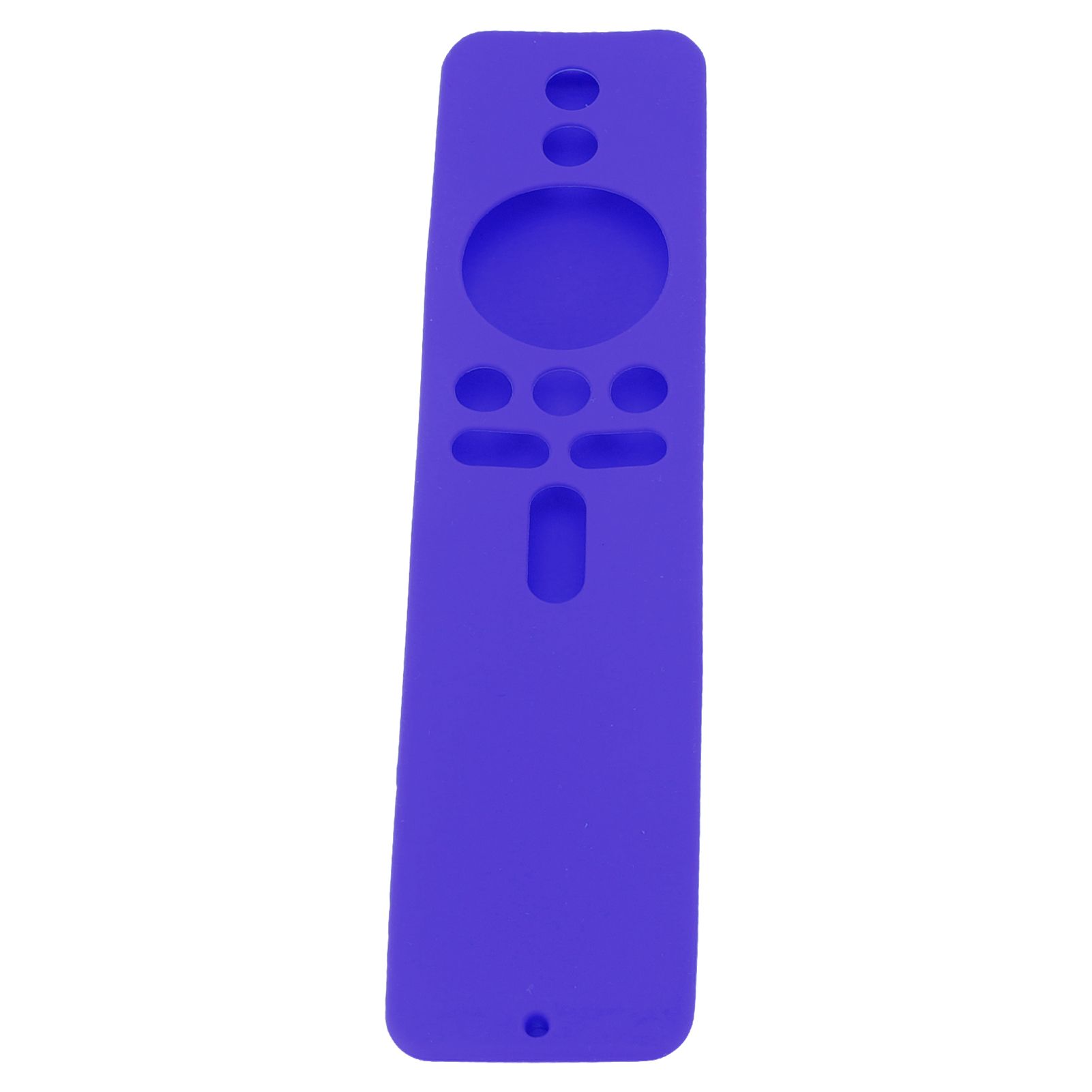 Silicone Protective Cover for Xiaomi TV Stick 4K Anti Slip Remote Control Case with Lanyard Purple - Image 5