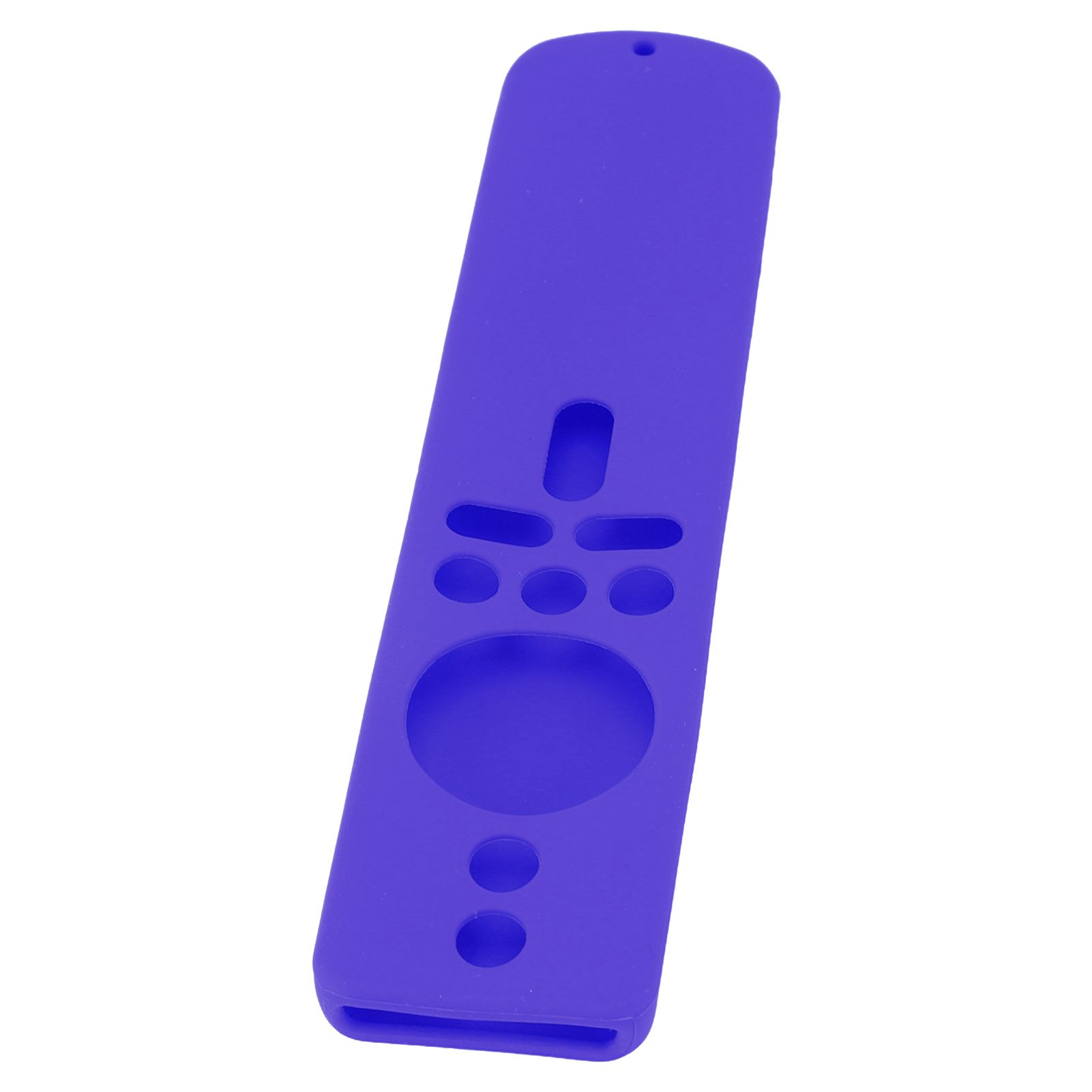 Silicone Protective Cover for Xiaomi TV Stick 4K Anti Slip Remote Control Case with Lanyard Purple - Image 6