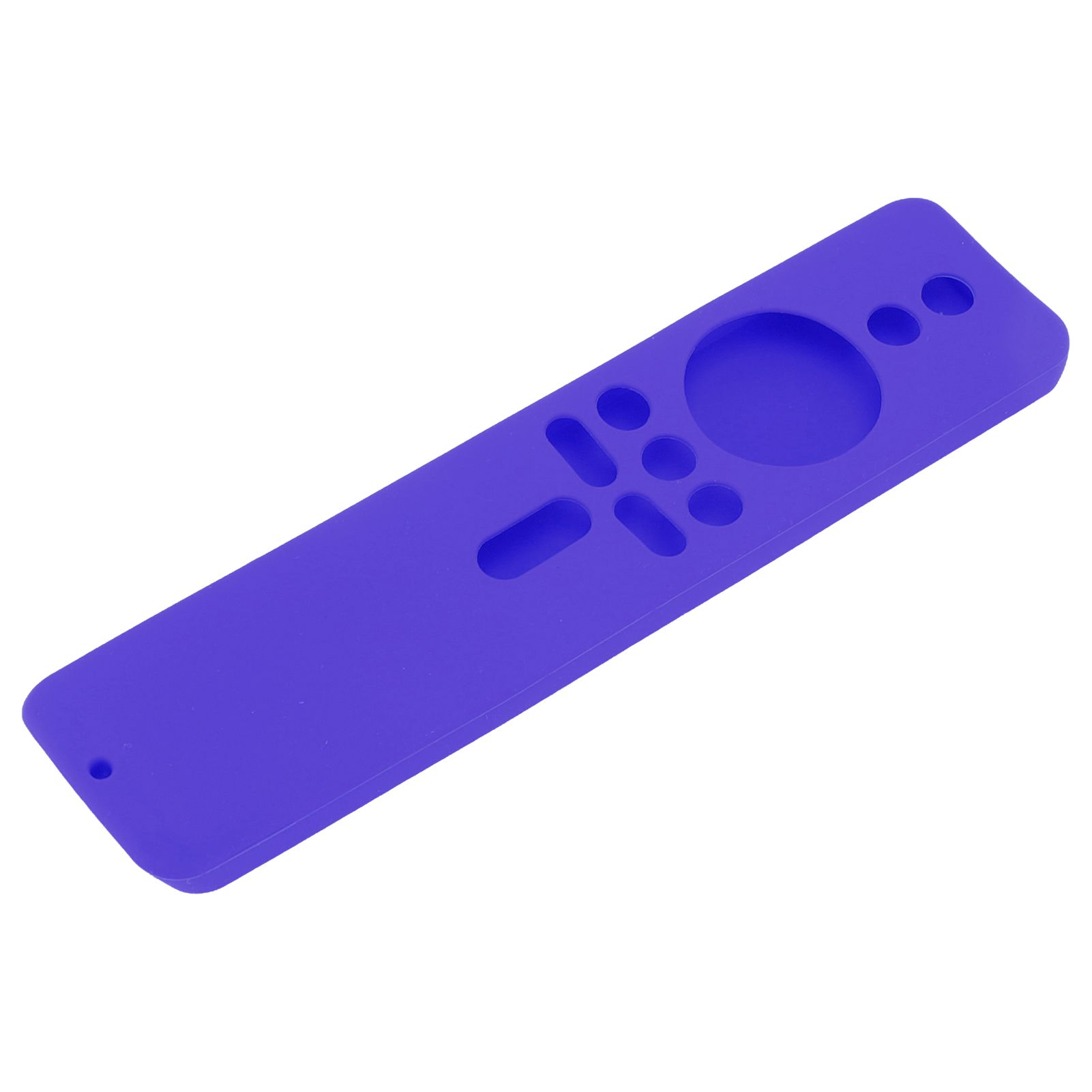 Silicone Protective Cover for Xiaomi TV Stick 4K Anti Slip Remote Control Case with Lanyard Purple - Image 7