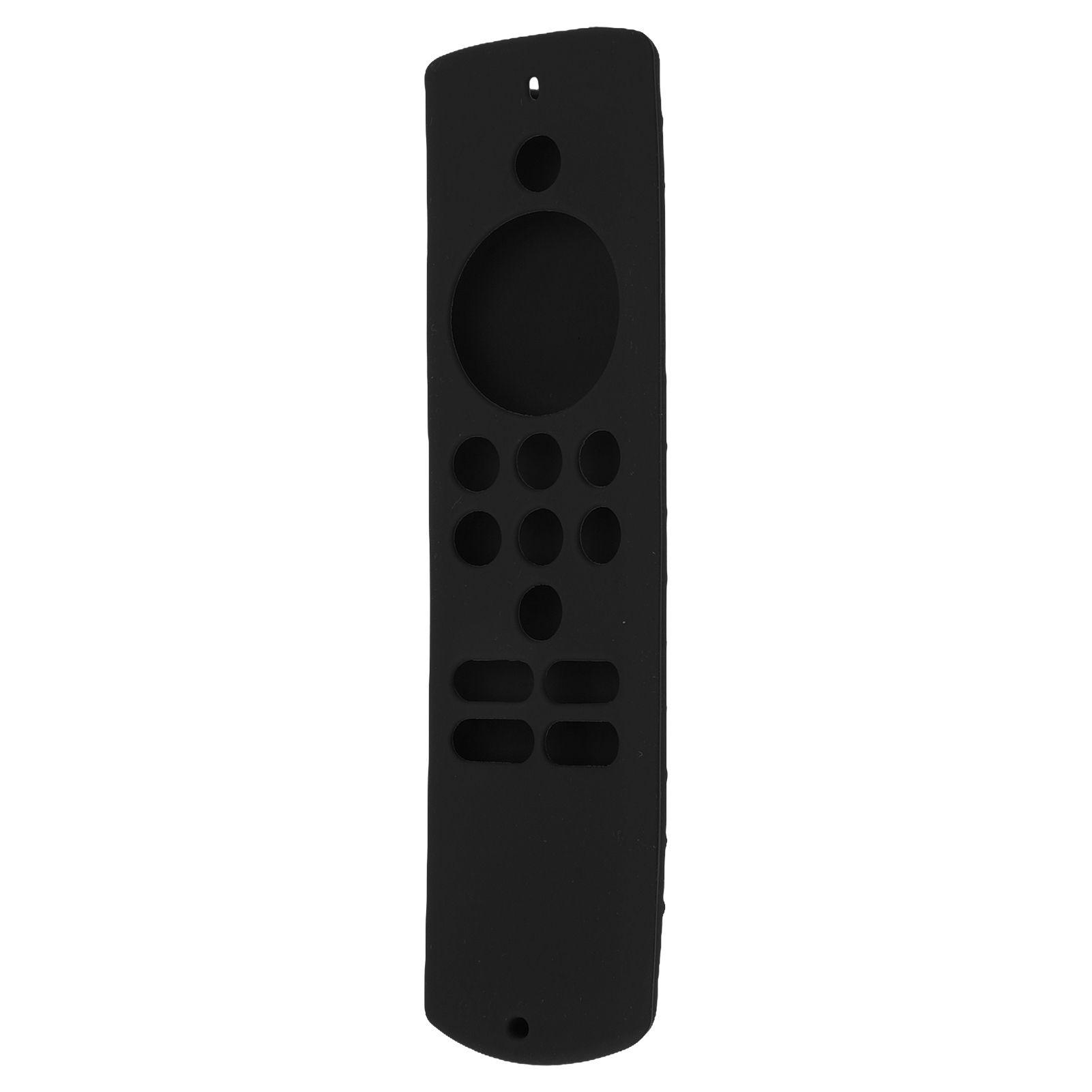 Remote Control Cover Silicone Soft Anti Slip Shockproof Protective Remote Sleeve With Lanyard for Fire TV Stick Lite Black - Image 2
