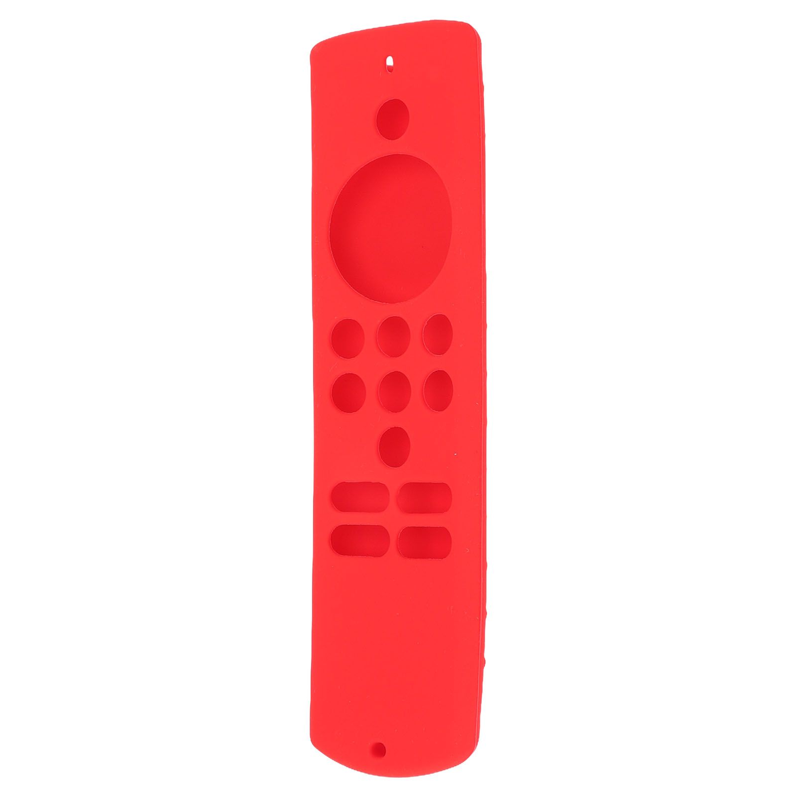 Remote Control Cover Silicone Soft Anti Slip Shockproof Protective Remote Sleeve With Lanyard for Fire TV Stick Lite Red - Image 2