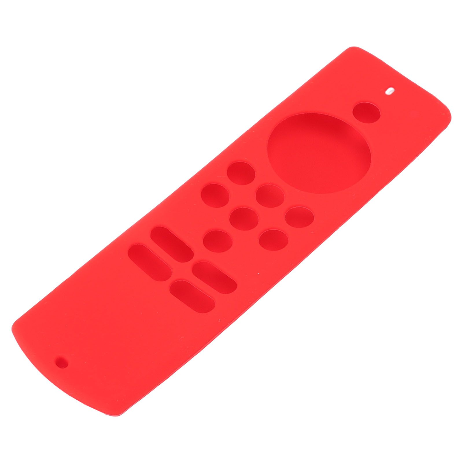 Remote Control Cover Silicone Soft Anti Slip Shockproof Protective Remote Sleeve With Lanyard for Fire TV Stick Lite Red - Image 4
