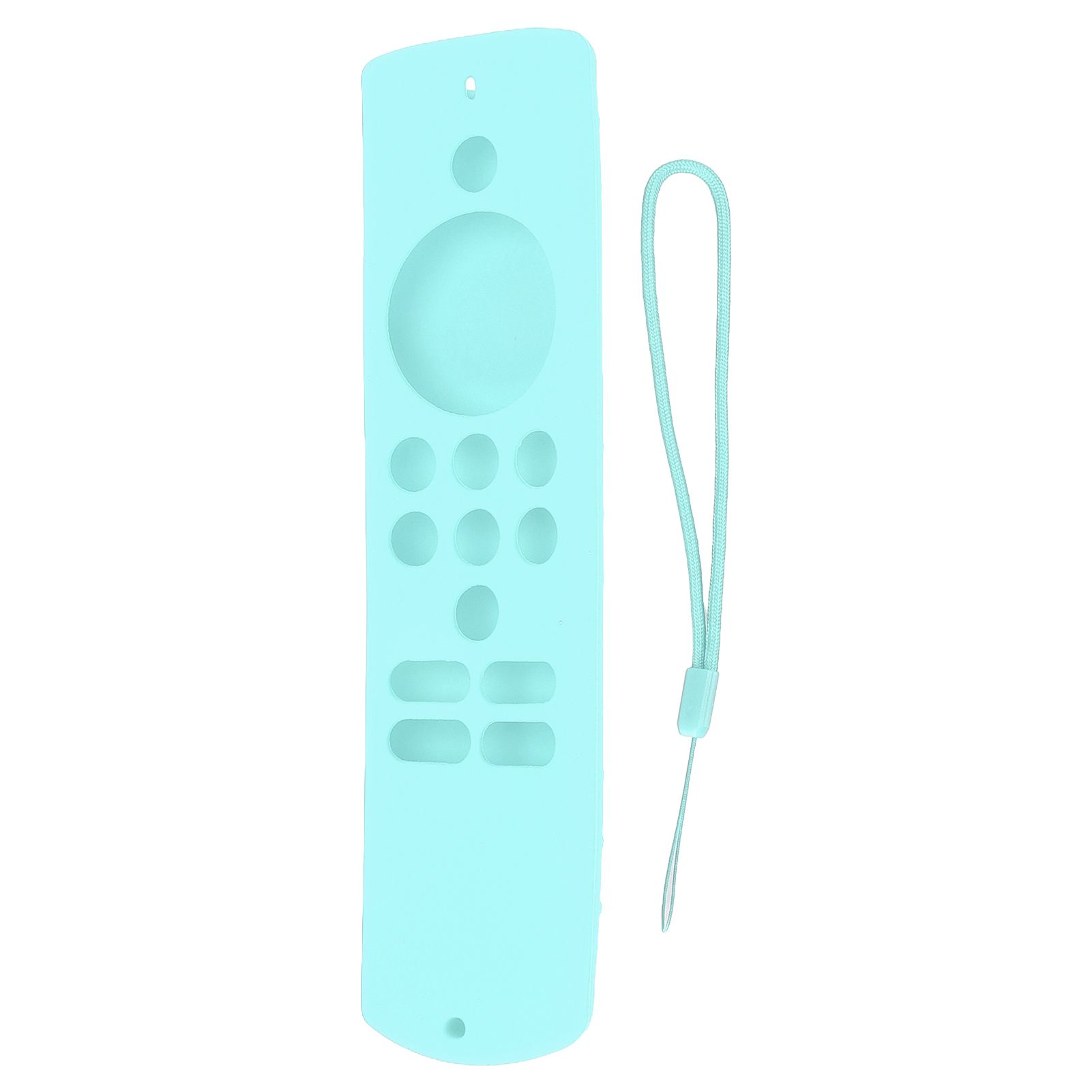 Remote Control Cover Silicone Soft Anti Slip Shockproof Protective Remote Sleeve With Lanyard for Fire TV Stick Lite Mint Green - Image 1