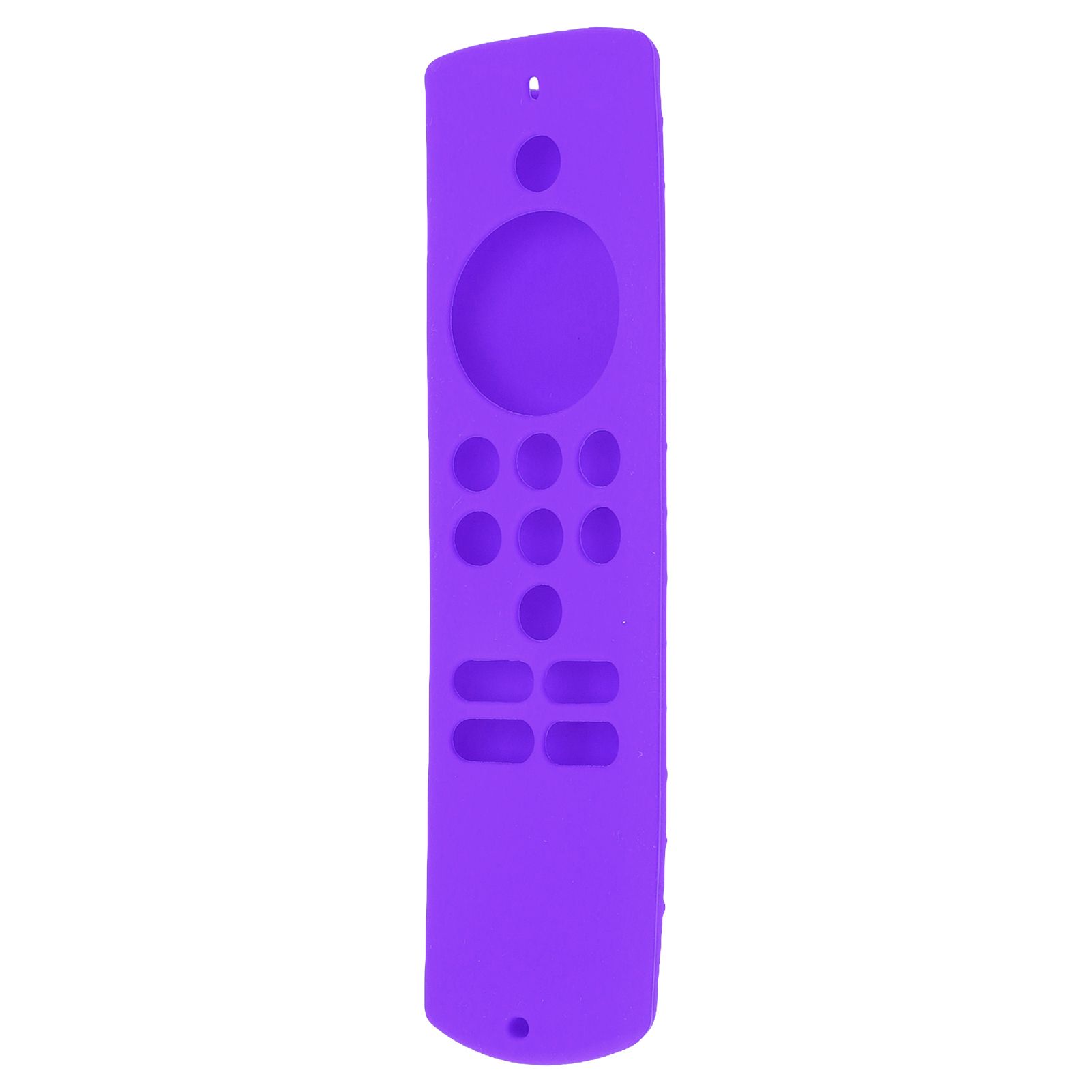 Remote Control Cover Silicone Soft Anti Slip Shockproof Protective Remote Sleeve With Lanyard for Fire TV Stick Lite Purple - Image 2