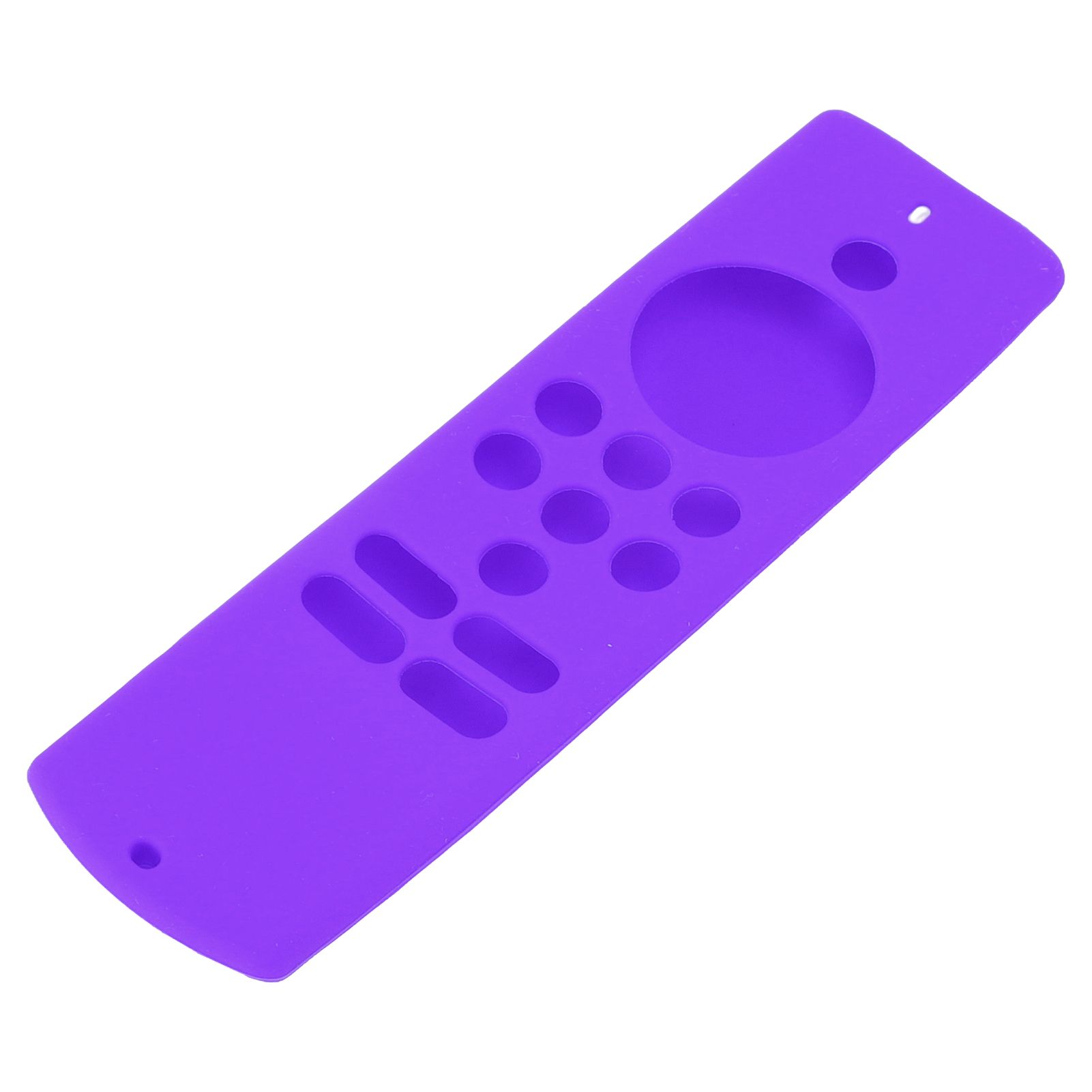 Remote Control Cover Silicone Soft Anti Slip Shockproof Protective Remote Sleeve With Lanyard for Fire TV Stick Lite Purple - Image 4