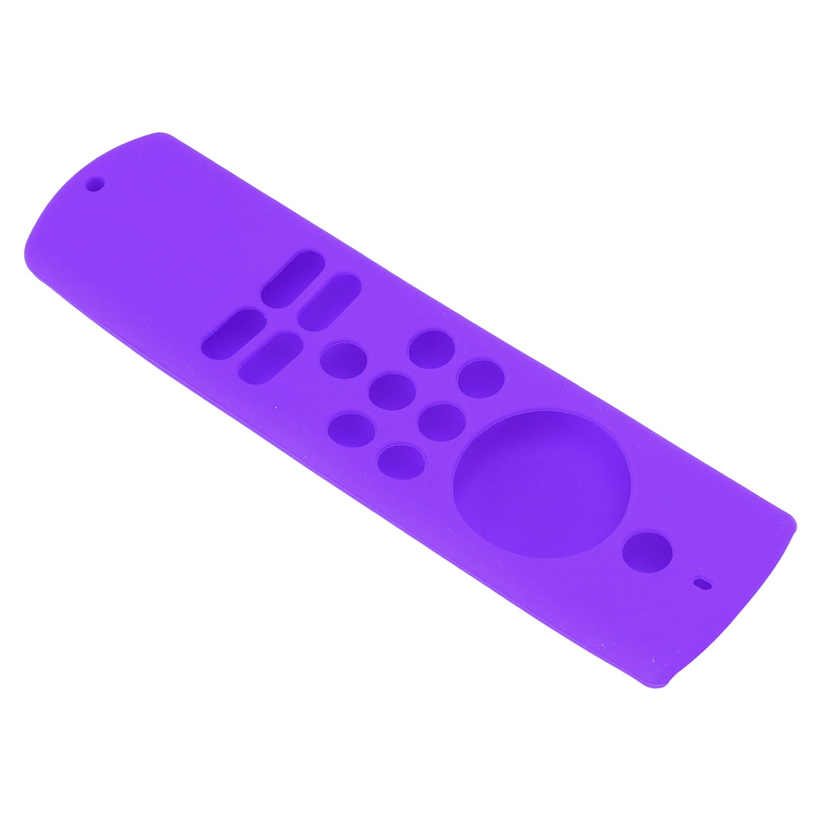 Remote Control Cover Silicone Soft Anti Slip Shockproof Protective Remote Sleeve With Lanyard for Fire TV Stick Lite Purple - Image 5