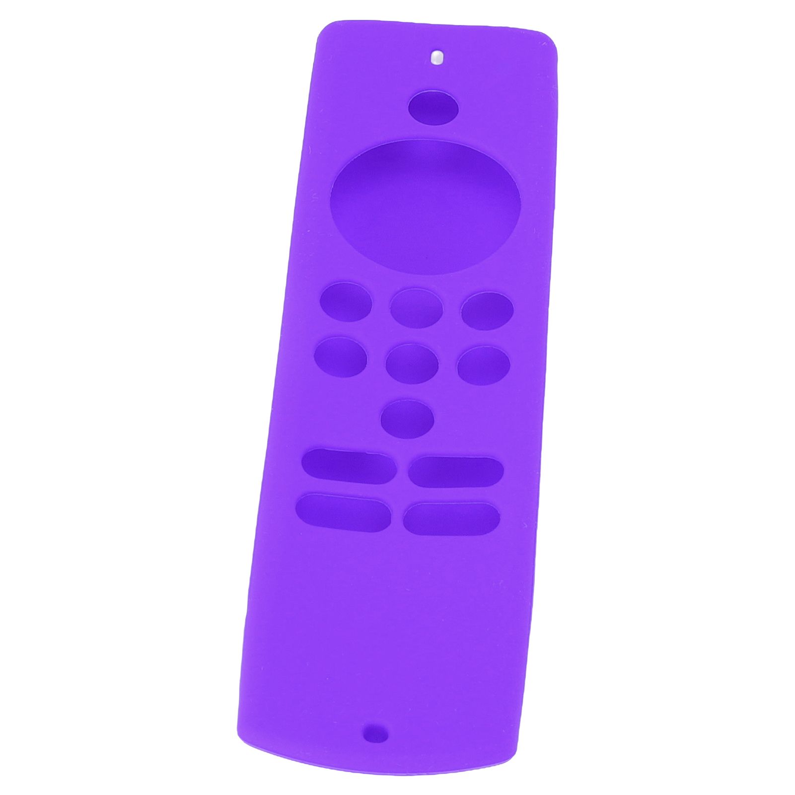 Remote Control Cover Silicone Soft Anti Slip Shockproof Protective Remote Sleeve With Lanyard for Fire TV Stick Lite Purple - Image 7