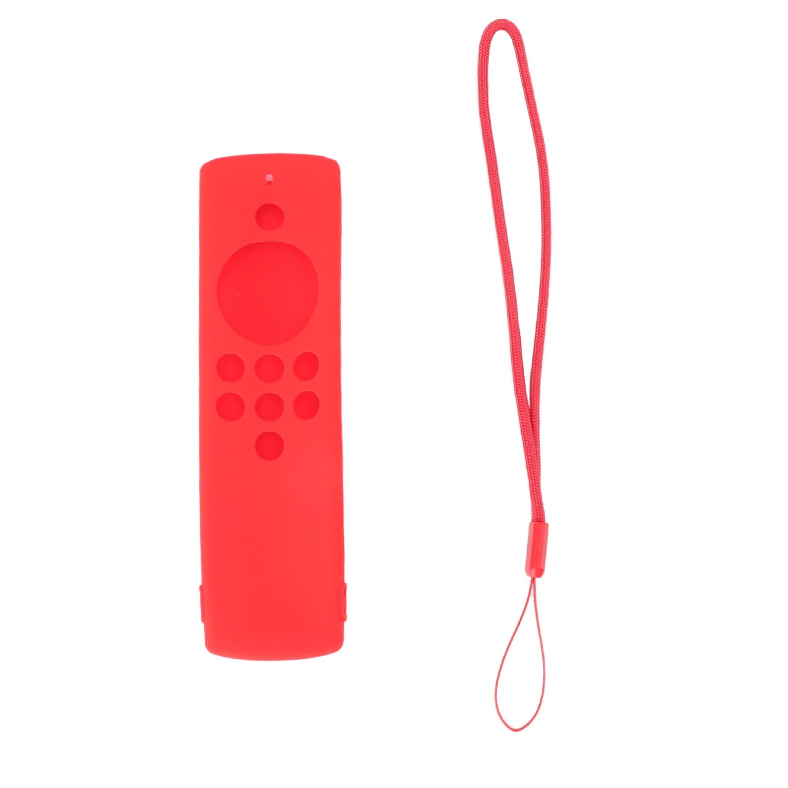 Silicone Remote Protective Cover Washable Remote Control Case Shockproof Remote Protector for Fire TV Stick Lite Red - Image 1