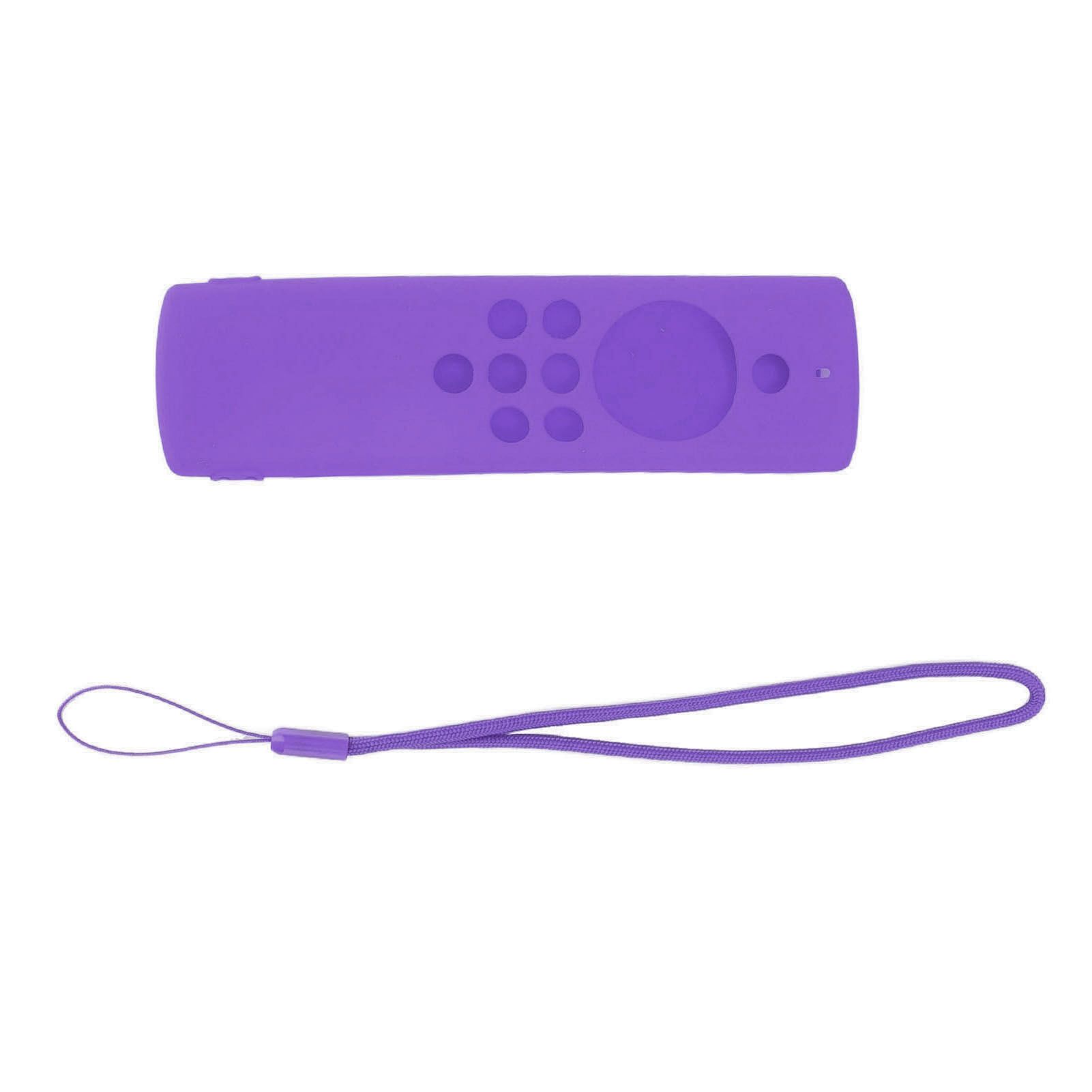 Silicone Remote Protective Cover Washable Remote Control Case Shockproof Remote Protector for Fire TV Stick Lite Purple - Image 1
