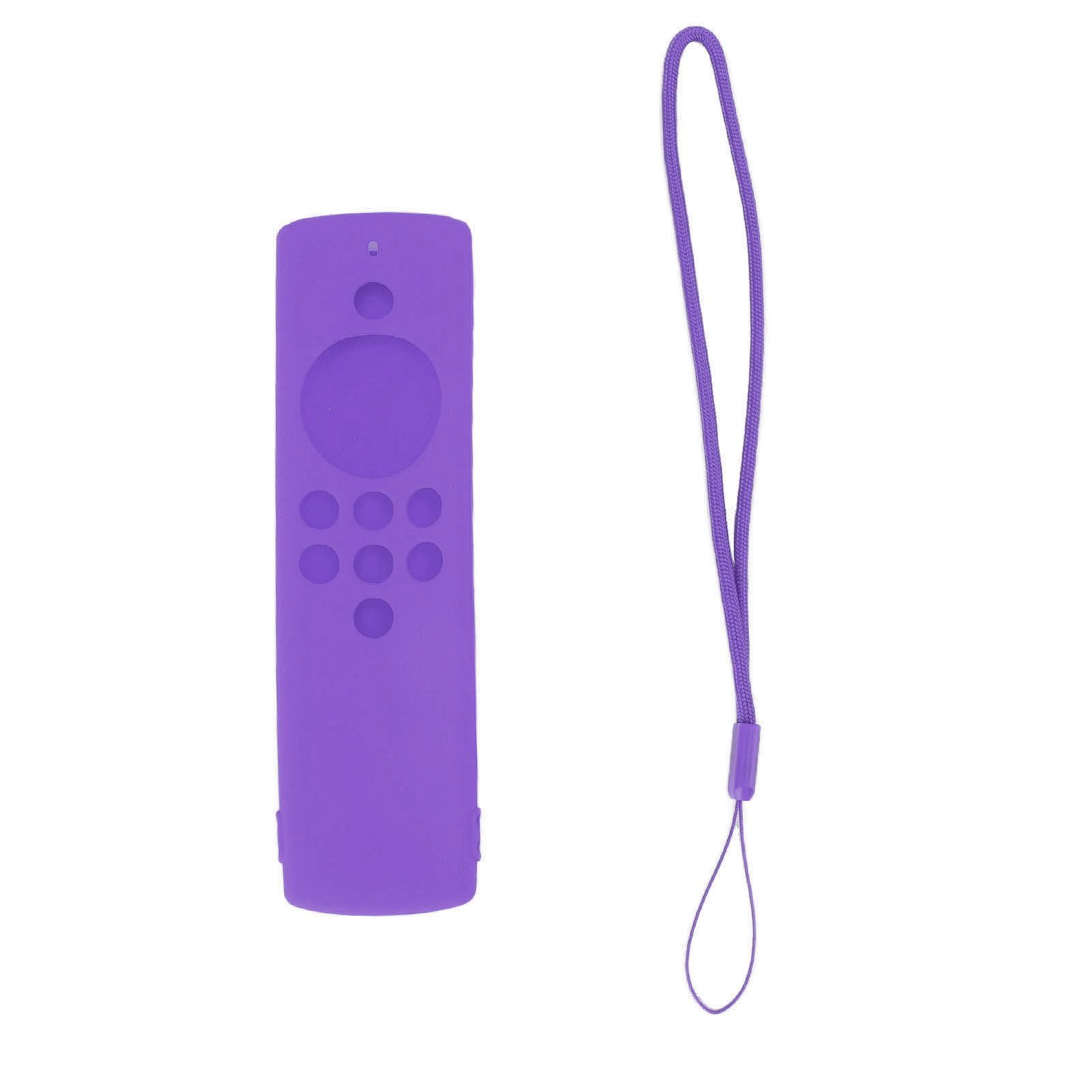 Silicone Remote Protective Cover Washable Remote Control Case Shockproof Remote Protector for Fire TV Stick Lite Purple - Image 2