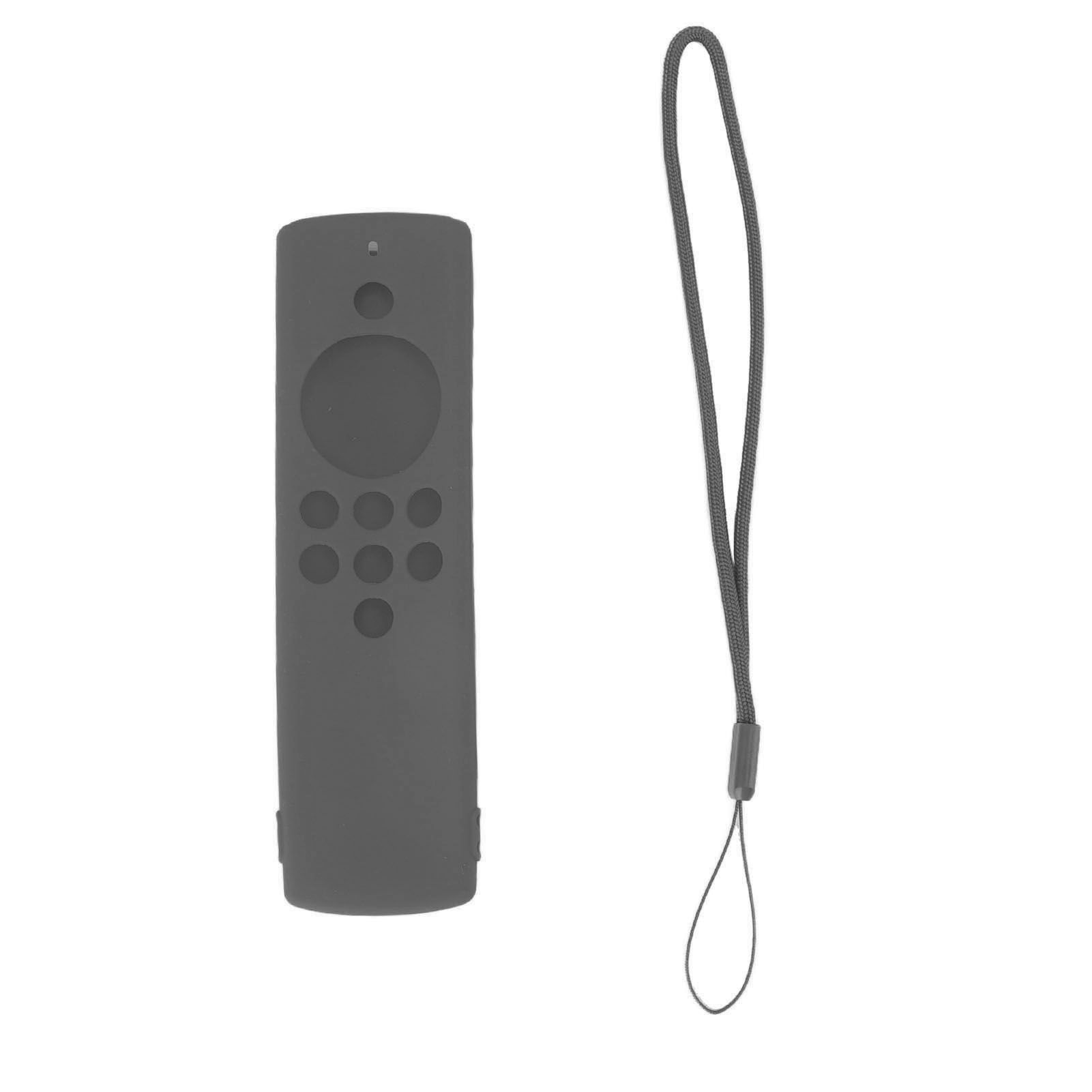 Silicone Remote Protective Cover Washable Remote Control Case Shockproof Remote Protector for Fire TV Stick Lite Dark Grey - Image 1