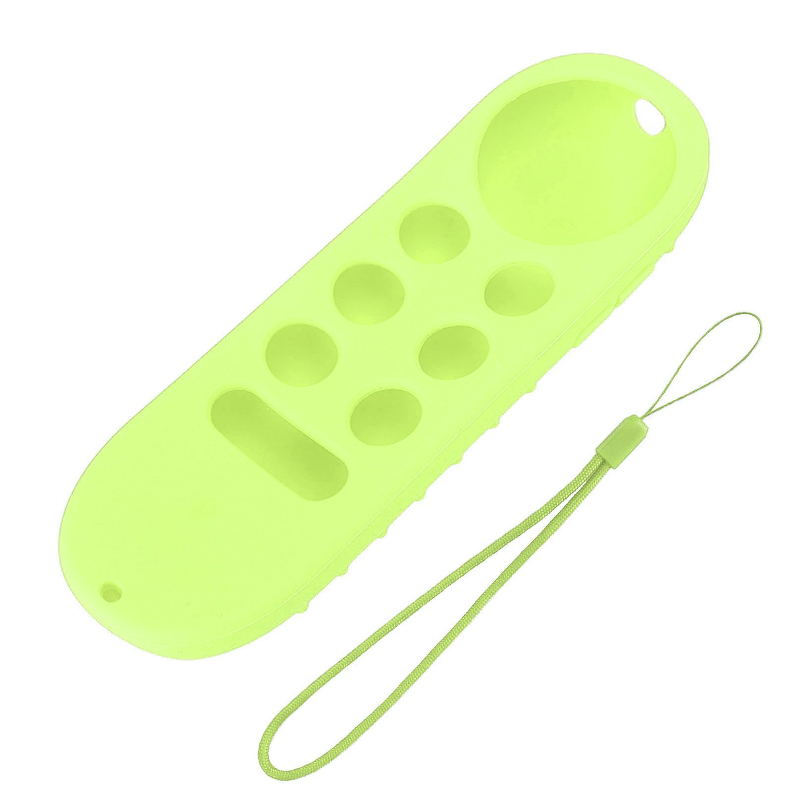 Remote Control Protective Cover Silicone Case for Chromecast with Google TV Remote Controller Fluorescent Green - Image 1