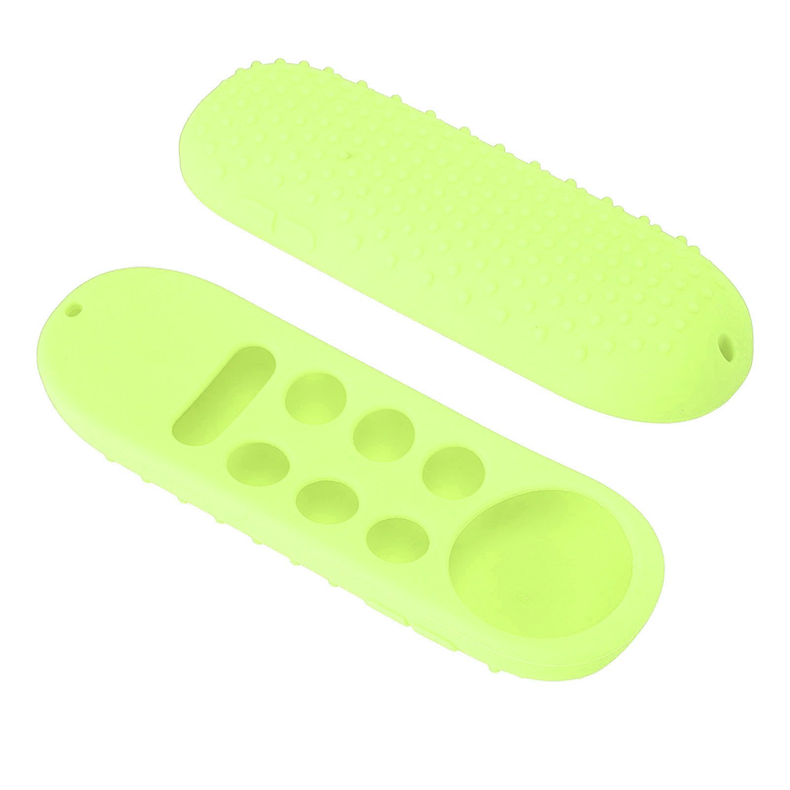 Remote Control Protective Cover Silicone Case for Chromecast with Google TV Remote Controller Fluorescent Green - Image 8