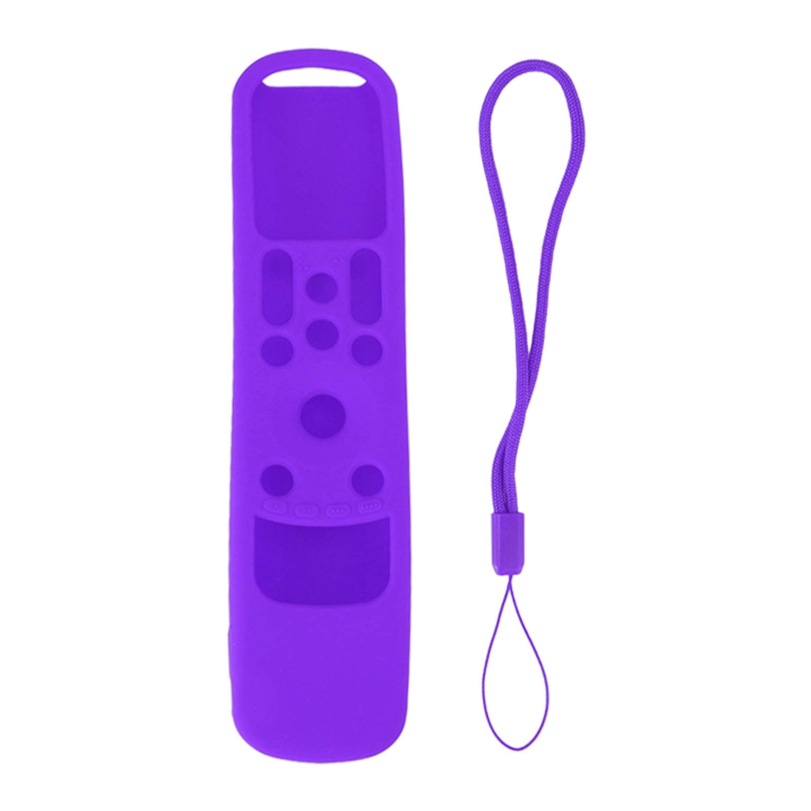 Silicone Remote Protective Cover Shockproof Protective Cover for MR21GA MR 21GC Remote Control Purple - Image 1
