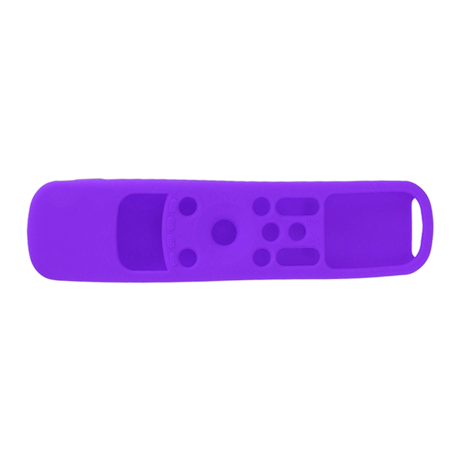 Silicone Remote Protective Cover Shockproof Protective Cover for MR21GA MR 21GC Remote Control Purple - Image 2