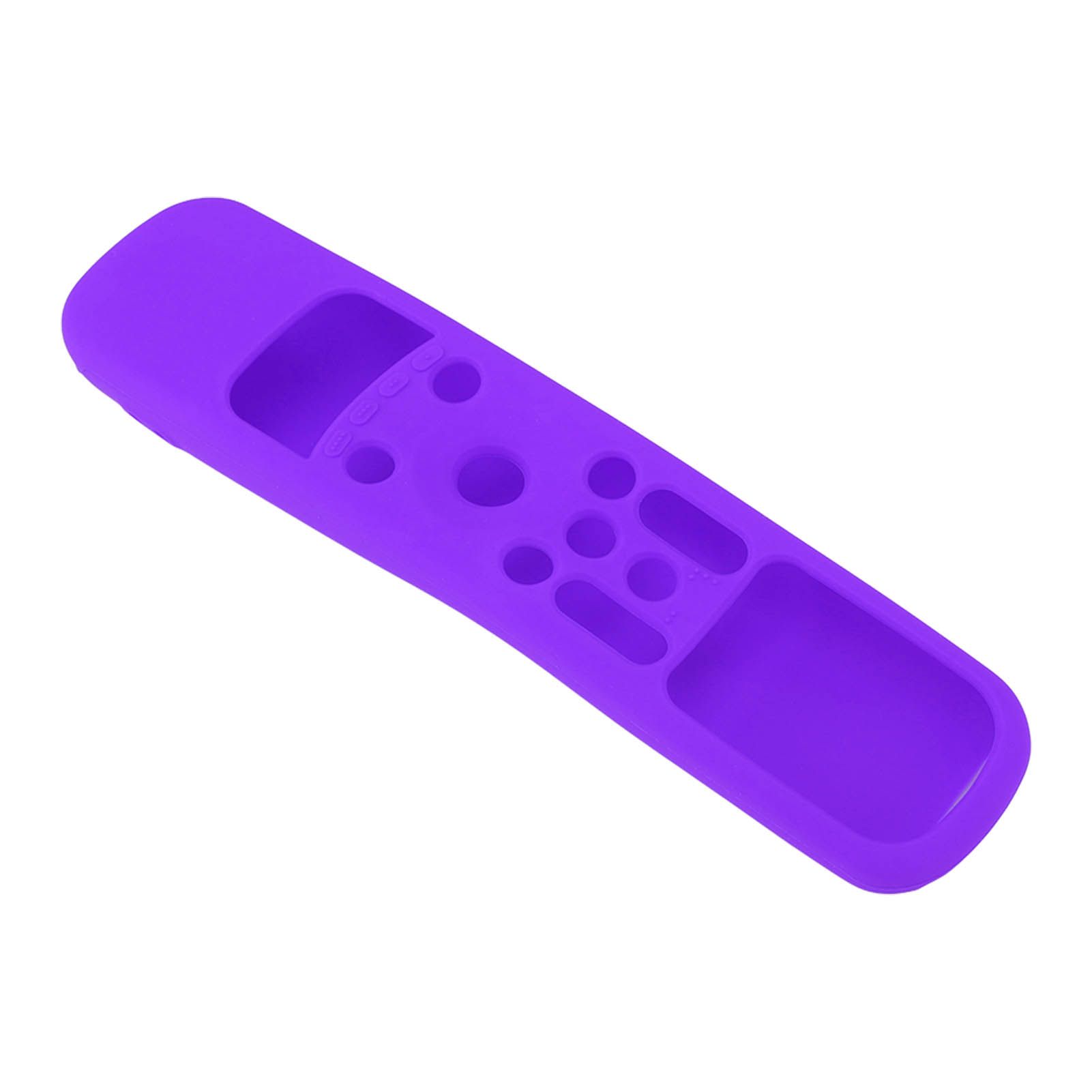 Silicone Remote Protective Cover Shockproof Protective Cover for MR21GA MR 21GC Remote Control Purple - Image 4