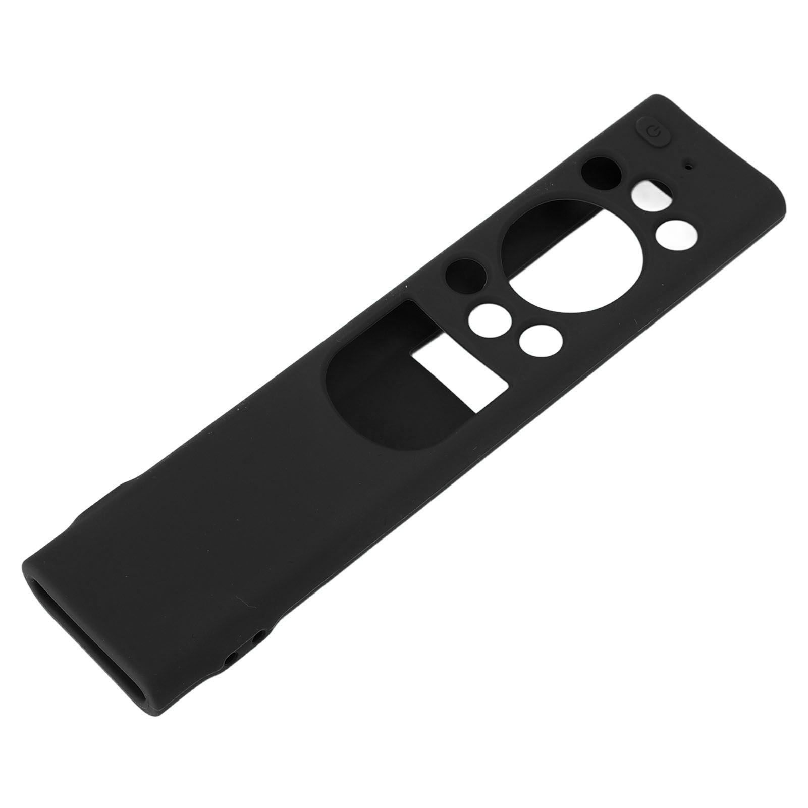 Anti Drop Remote Control Silicone Protective Cover Solar Cell Remote Control Replacement Cover for Samsung TM2180EcoBN59 Black - Image 3