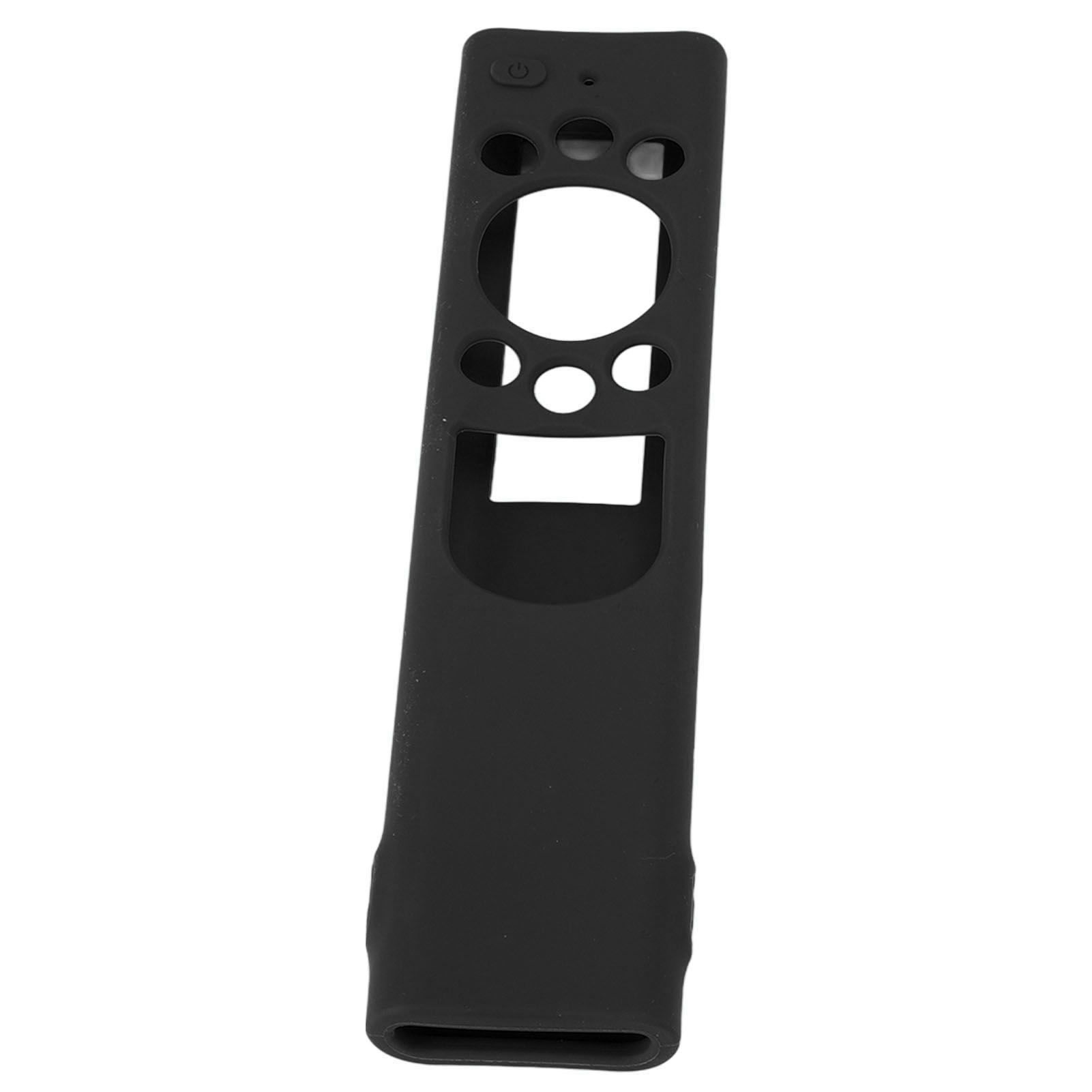 Anti Drop Remote Control Silicone Protective Cover Solar Cell Remote Control Replacement Cover for Samsung TM2180EcoBN59 Black - Image 4