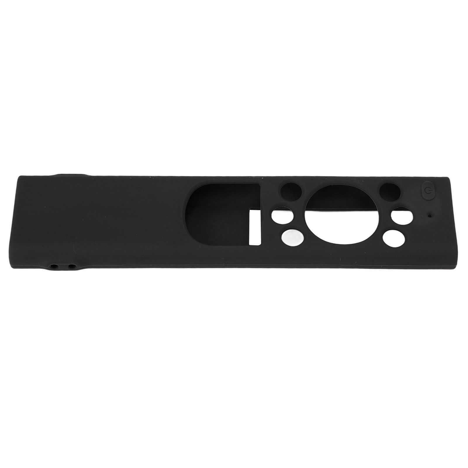 Anti Drop Remote Control Silicone Protective Cover Solar Cell Remote Control Replacement Cover for Samsung TM2180EcoBN59 Black - Image 5