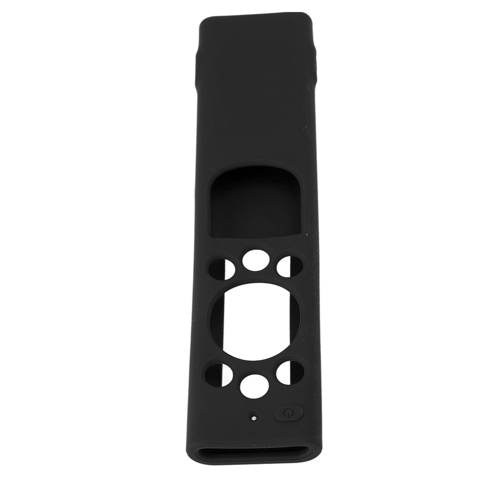 Anti Drop Remote Control Silicone Protective Cover Solar Cell Remote Control Replacement Cover for Samsung TM2180EcoBN59 Black - Image 8